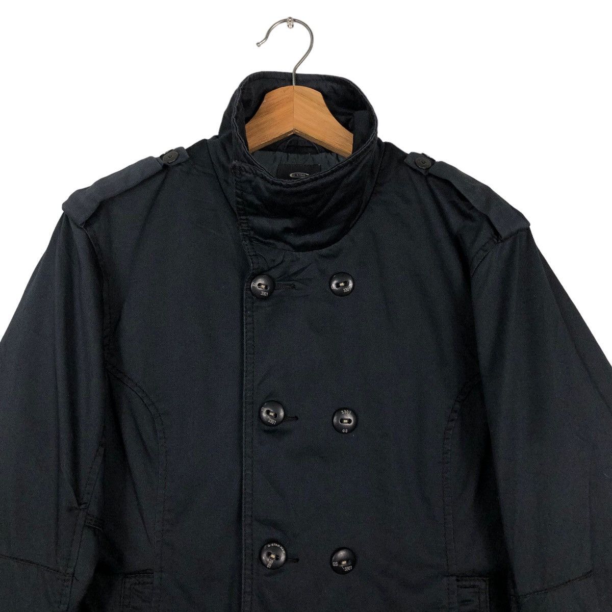 Japanese Brand 🔥Vtg Chore Jacket G-Star Raw Japan Pockets Issey Miyake Size US L / EU 52-54 / 3 - 3 Thumbnail