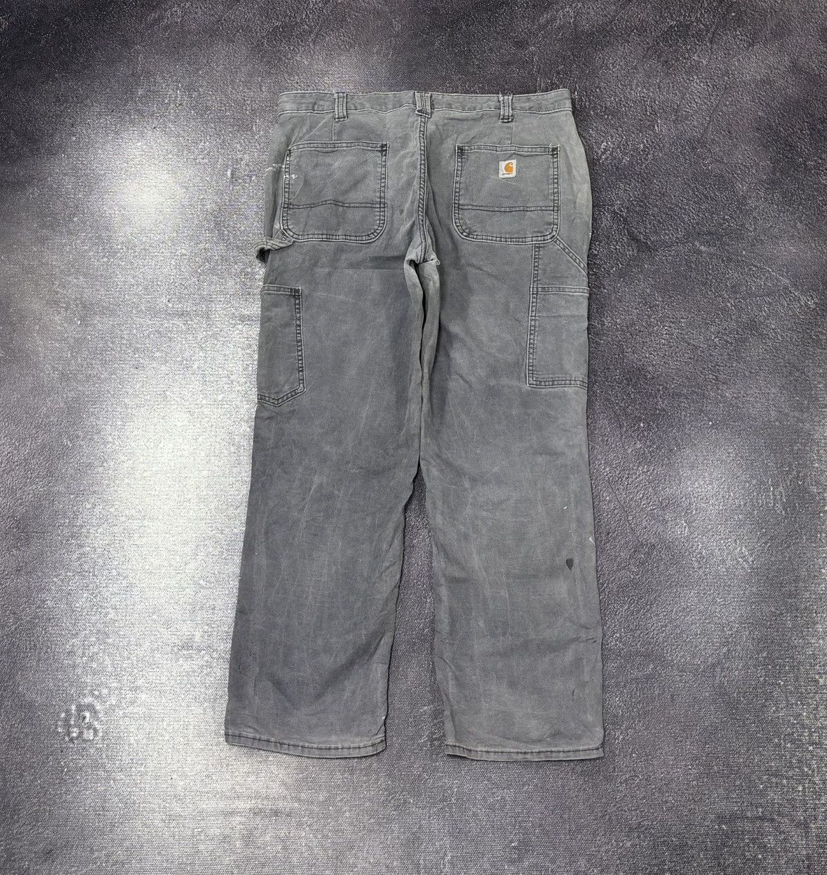 Carhartt Vintage Carhartt USA Distressed Gray Baggy Carpenter Pants Size US 32 / EU 48 - 1 Thumbnail