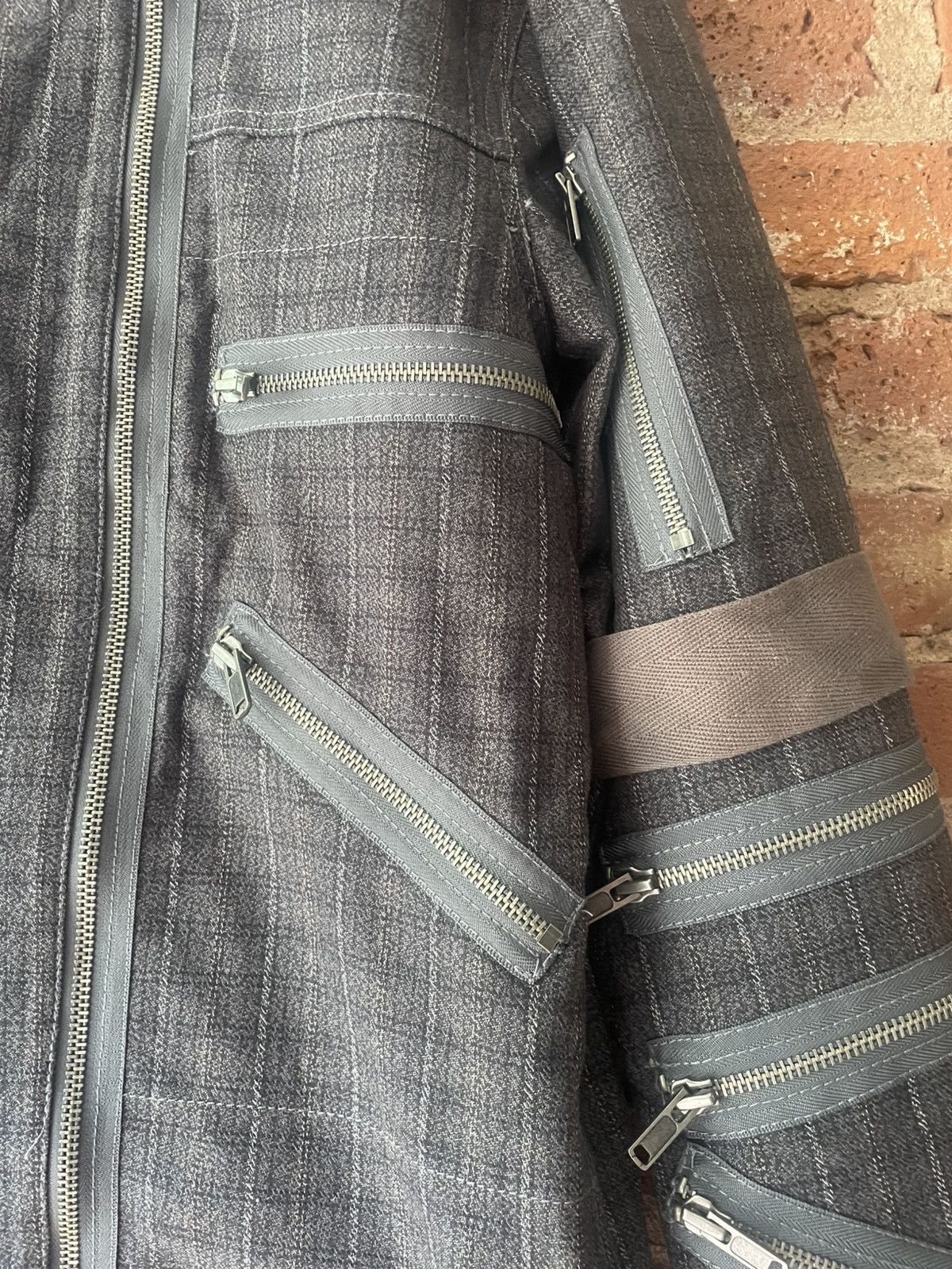 Marc Jacobs Marc Jacobs Vintage Plaid Denim Zipper Men’s Jacket 2005 Size US M / EU 48-50 / 2 - 6 Thumbnail