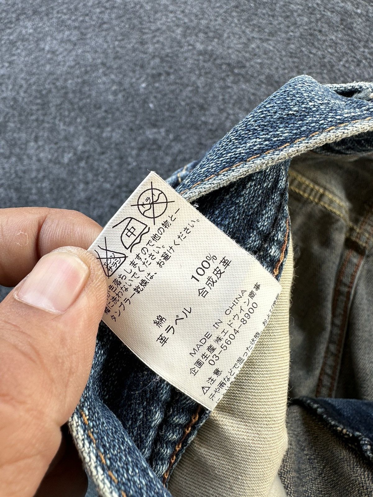 Wrangler 🔥90s Wrangler Distressed Vintage Denim D131 Size US 32 / EU 48 - 12 Thumbnail