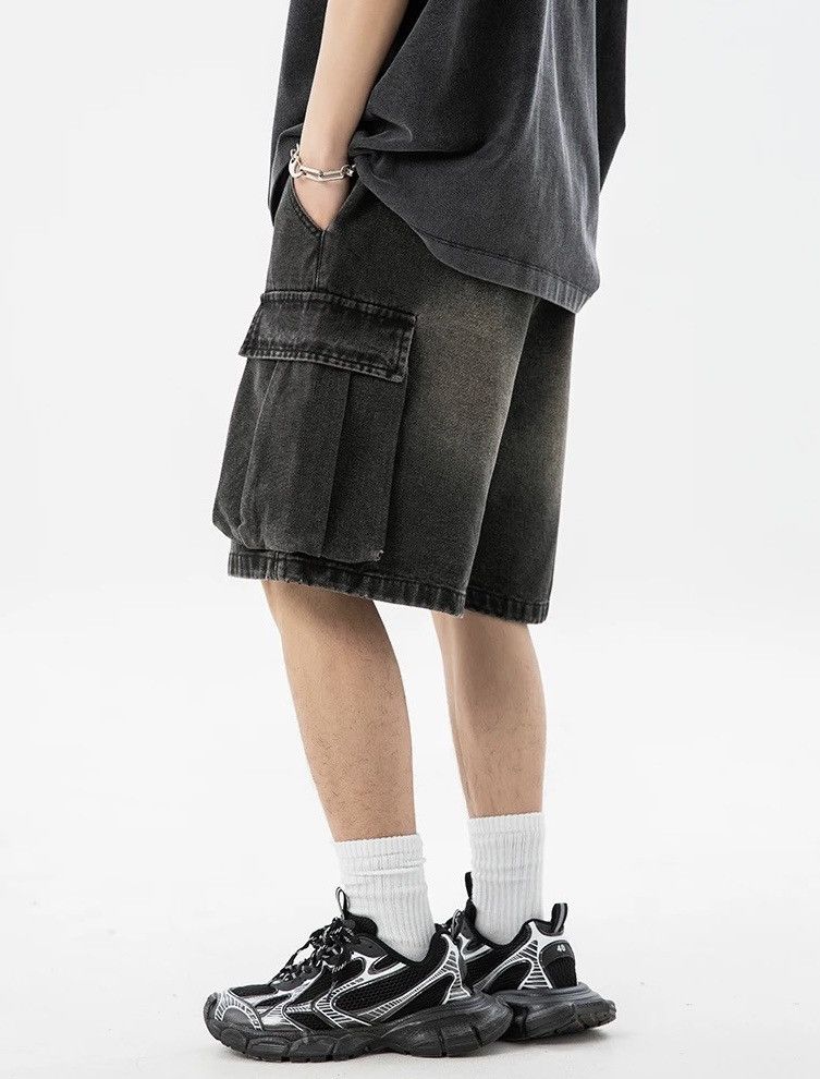 Vintage Streetwear Retro Cargo Pockets Shorts y2k Size US 30 / EU 46 - 6 Thumbnail