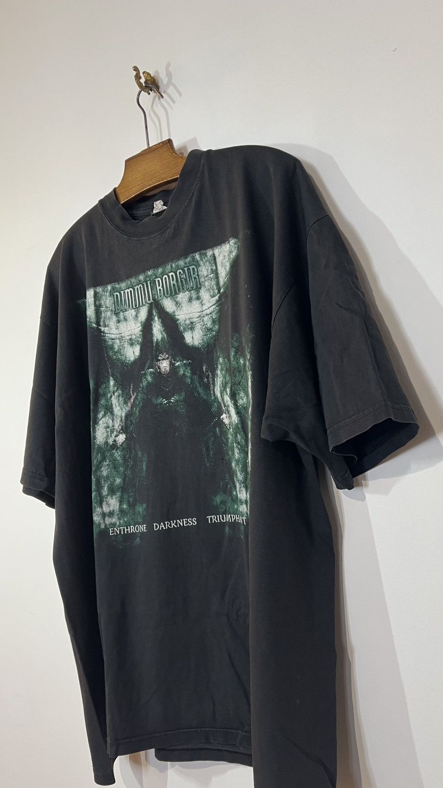 Band Tees Dimmu Borgir enthrone darkness vintage rare 90s shirt Size US XL / EU 56 / 4 - 4 Thumbnail
