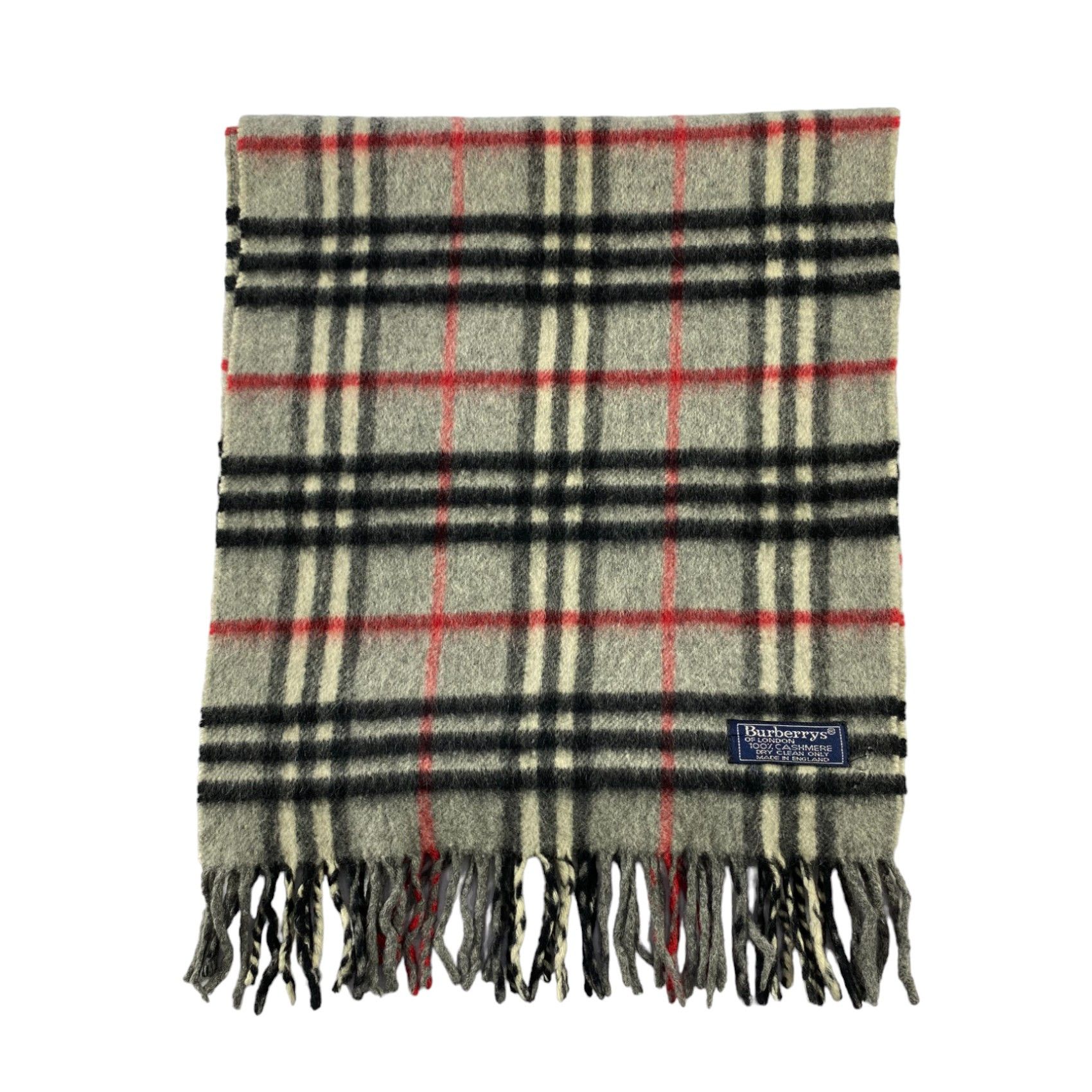 Burberry × Vintage Burberry Scarf / Muffler / Neckwear - WW1464 Size ONE SIZE - 2 Thumbnail
