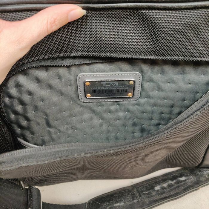 Tumi Tumi Briefcase Black Laptop Messenger Bag Shoulder Strap Grailed