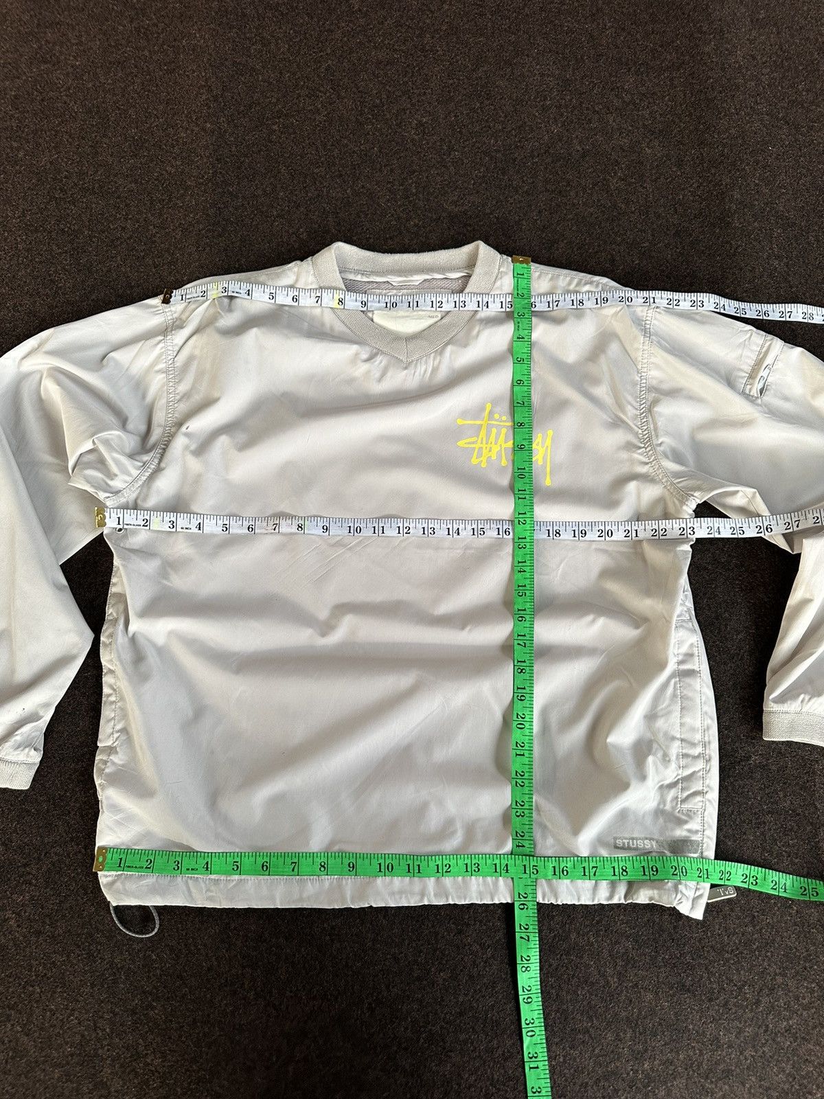 Stussy Stussy Nylon Sweatshirt Custom Glow In The Dark Logo Z75 Size US M / EU 48-50 / 2 - 6 Thumbnail
