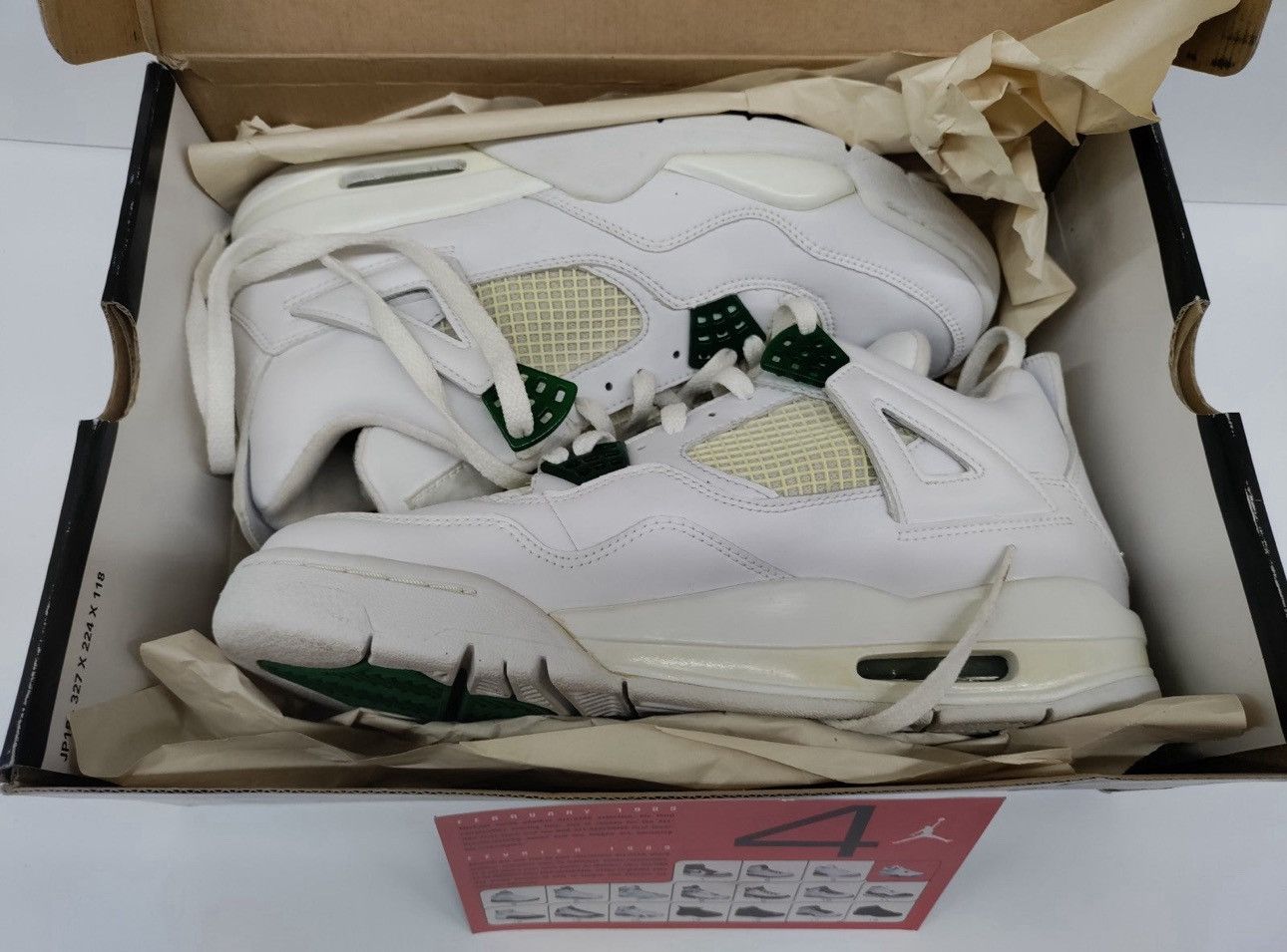 Jordan Brand Nike Air Jordan 4 IV Retro Classic Green 2004 Size US 9 / EU 42 - 2 Thumbnail