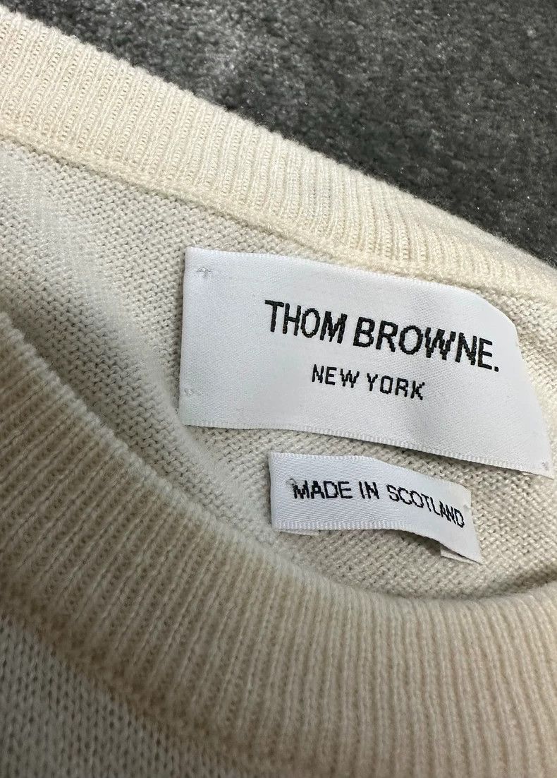 Thom Browne Thom Browne Cashmere knit sweater Size US L / EU 52-54 / 3 - 2 Thumbnail
