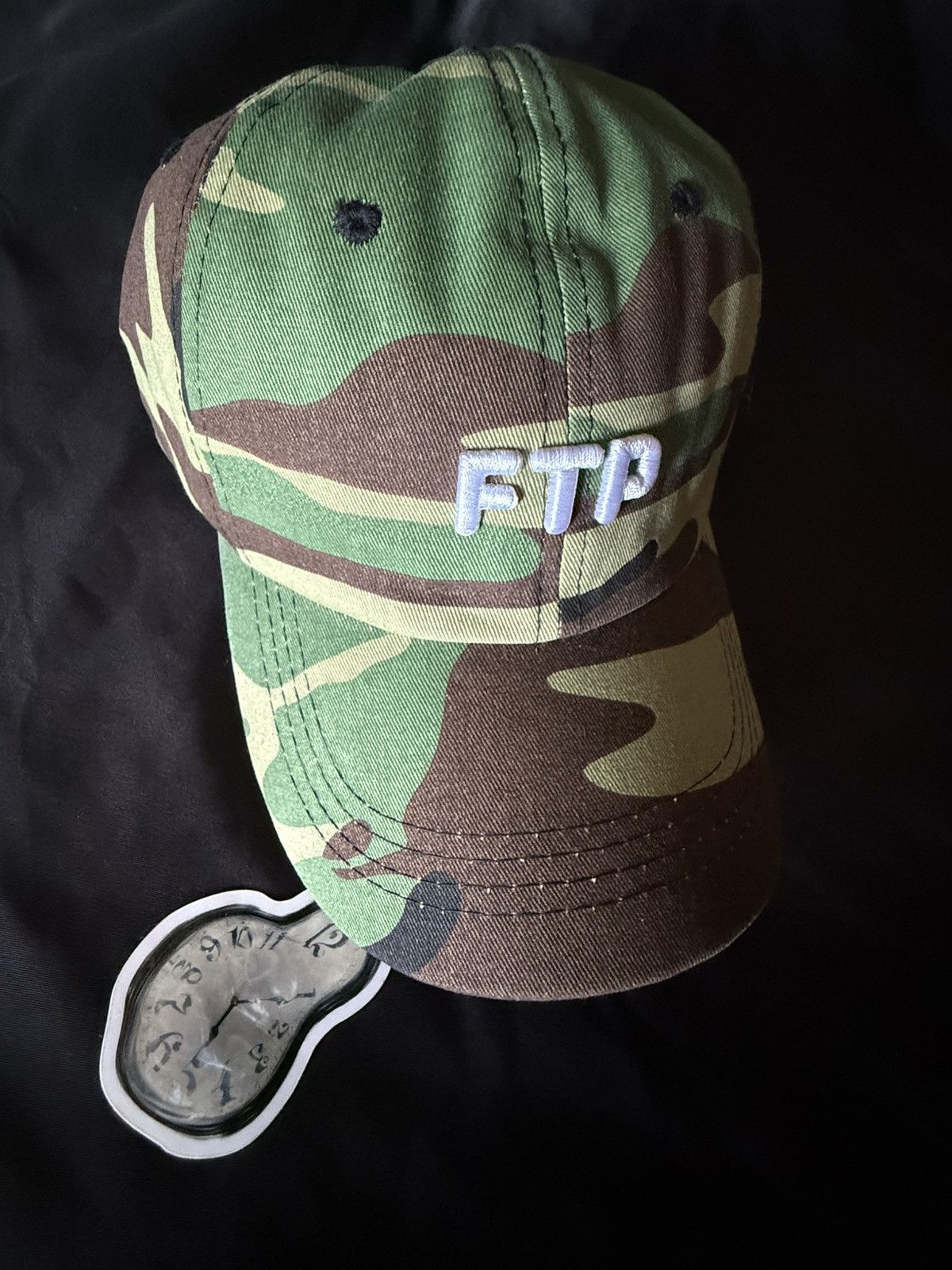 Fuck The Population FTP 6 Panel Logo Hat Camo Size ONE SIZE - 1 Thumbnail