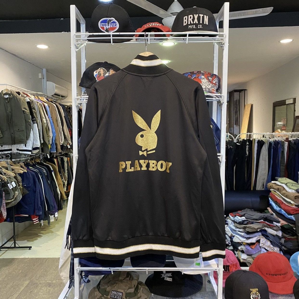 Playboy big bunny full zip sweatshirt sweater jacket