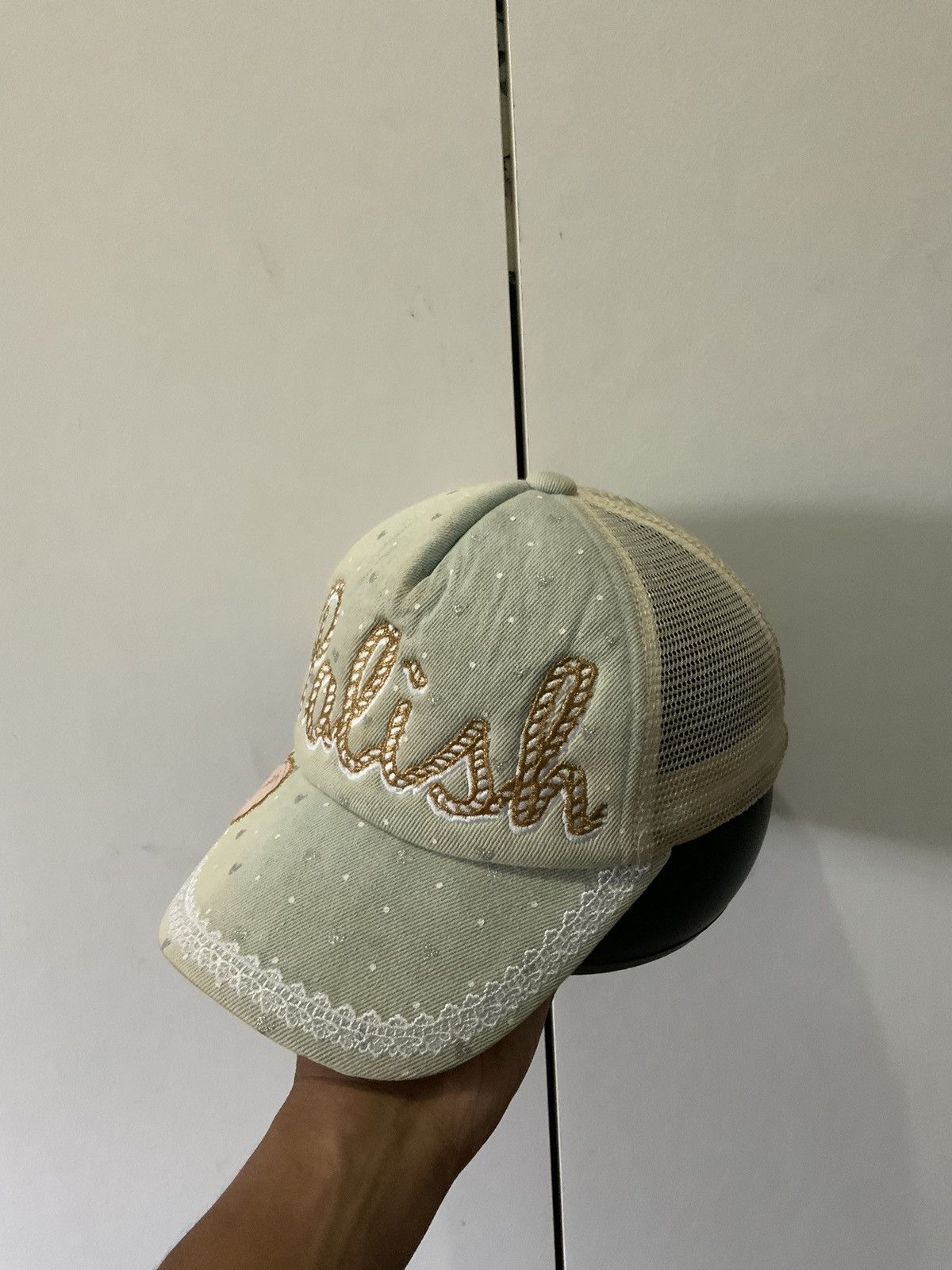 If Six Was Nine Polish Big Logo Denime Trucker Hat Size ONE SIZE - 1 Thumbnail