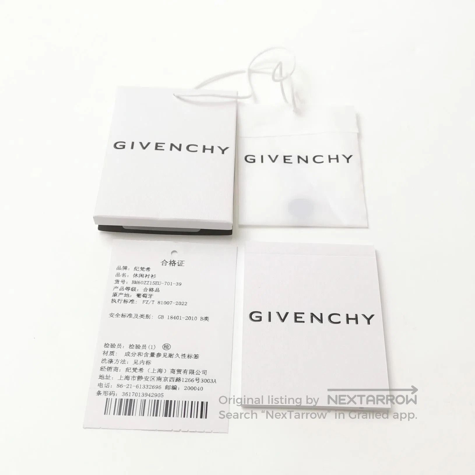 Givenchy Givenchy Cotton Check Short-Sleeve Button Shirt. Size US M / EU 48-50 / 2 - 1 Thumbnail