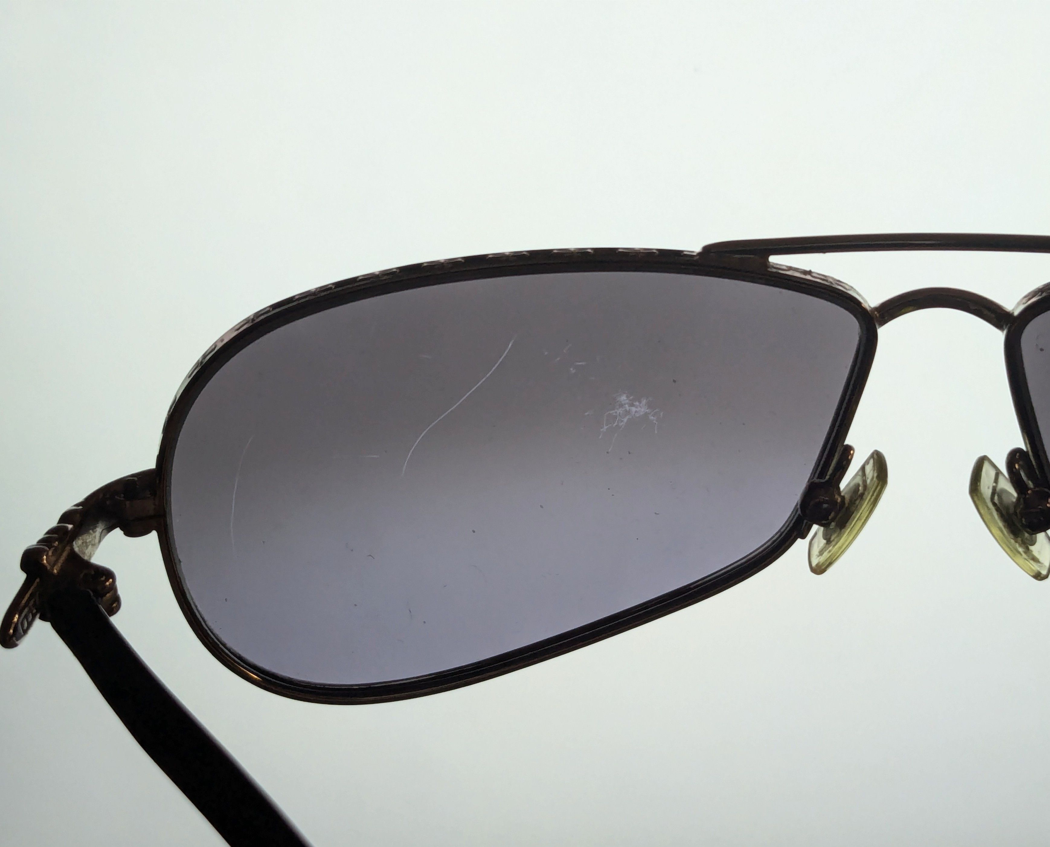 Chrome Hearts Chrome Hearts "Red" Sunglasses Black Silver Gray Aviator Size ONE SIZE - 16 Thumbnail