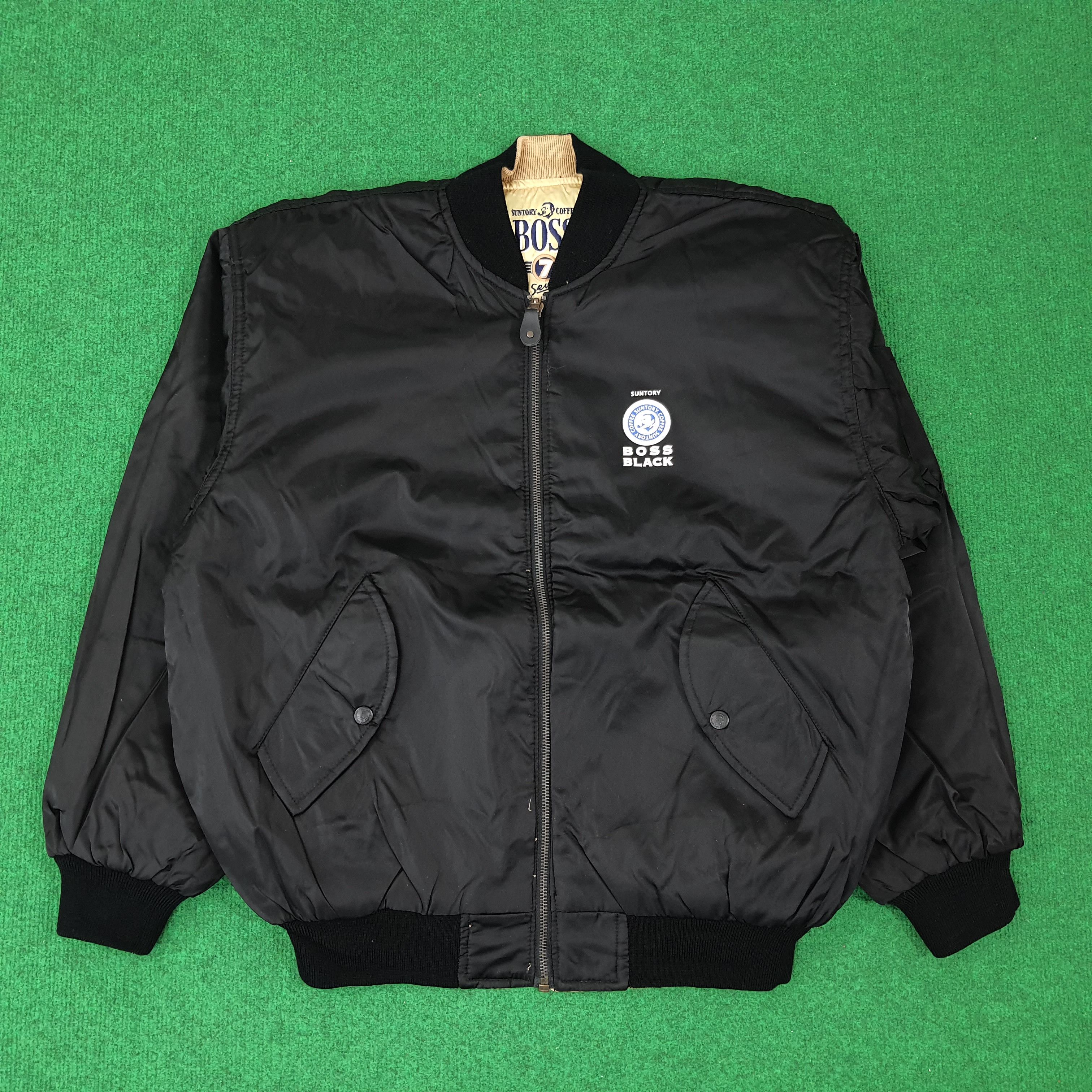 Japanese Brand × Vintage Vintage Boss Coffee Reversible Japan Bomber Jacket C236N13 Size US L / EU 52-54 / 3 - 4 Thumbnail
