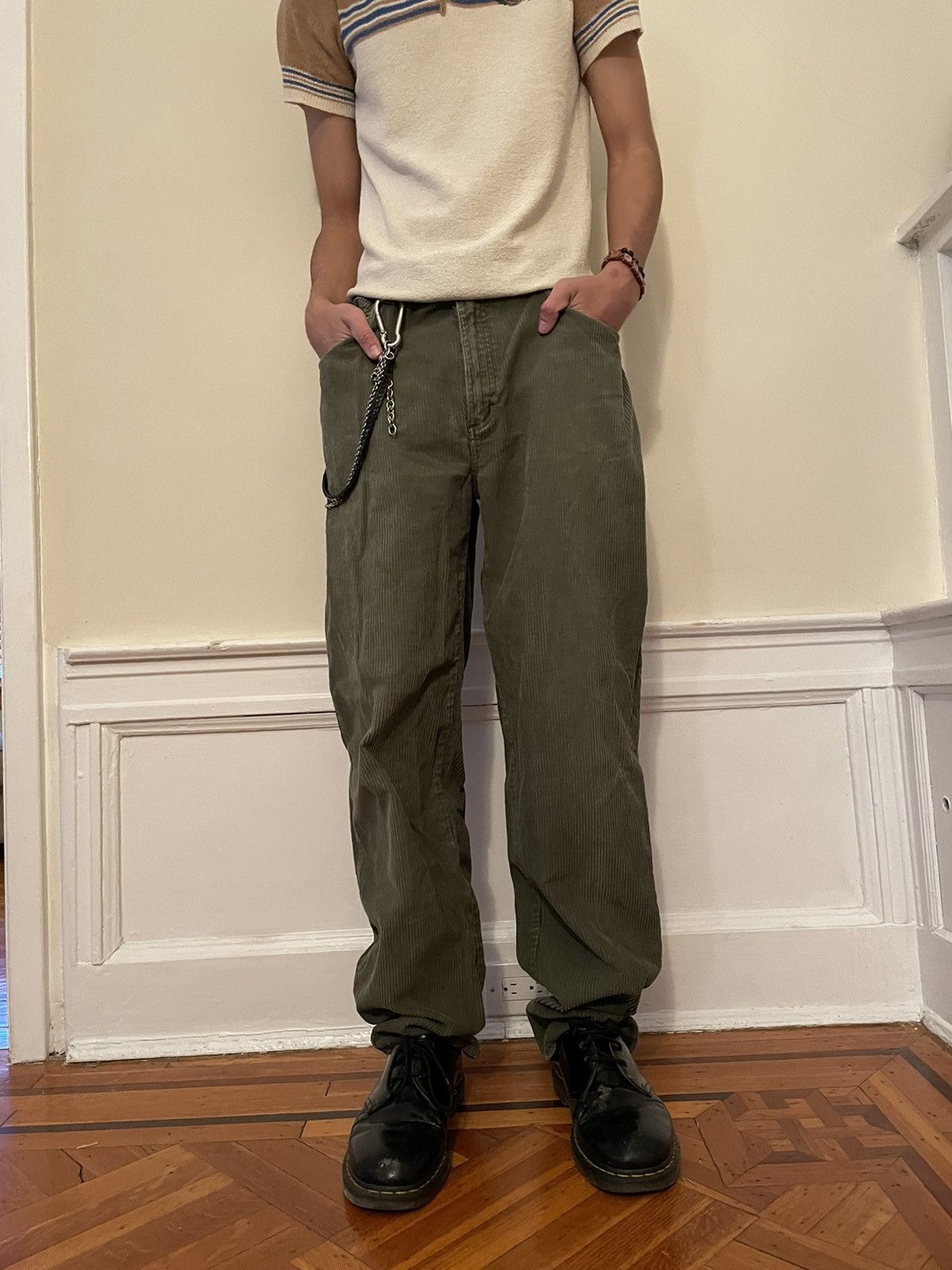 Vintage Corduroy baggy pants Size US 34 / EU 50 - 1 Thumbnail