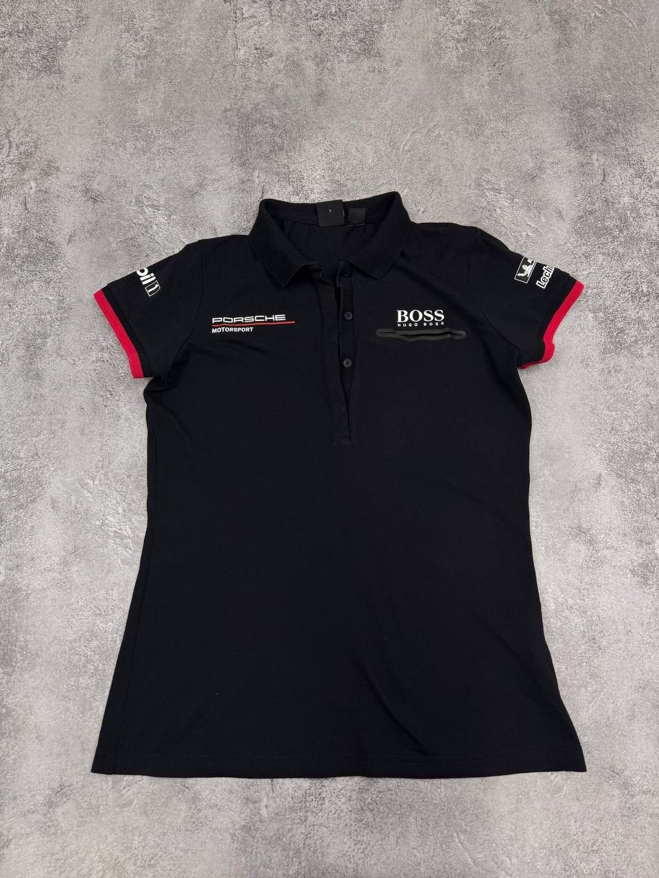 Hugo Boss Hugo Boss Porsche Motorsport Women's Polo Shirt Black Color Size S / US 4 / IT 40 - 1 Thumbnail