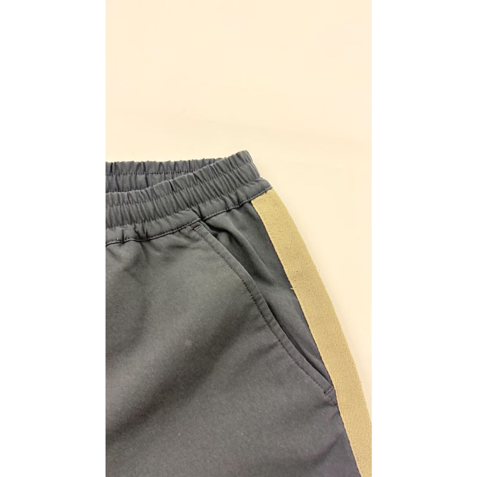 Vintage Garnet Hill Pants Womens Small Black Side Stripe Elastic Waist Pull On Casual Pants Size 28" / US 6 / IT 42 - 3 Thumbnail