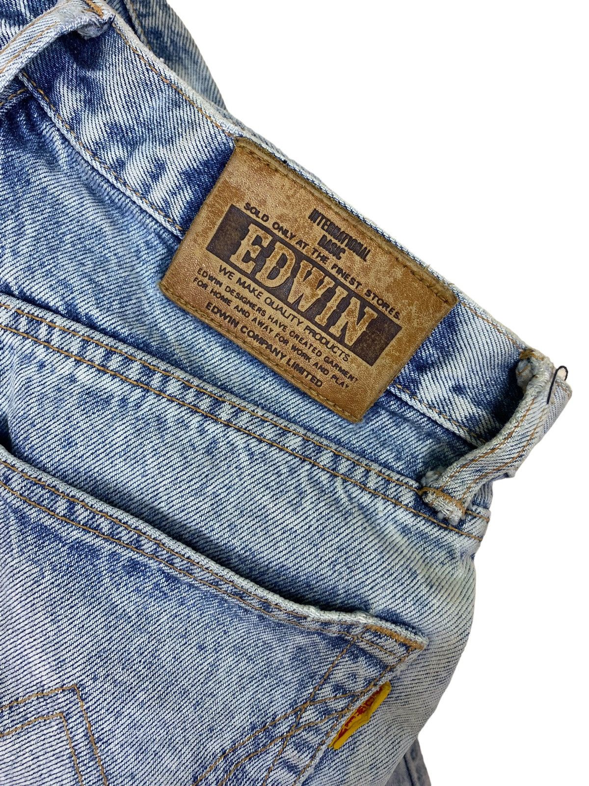 Edwin × Vintage Edwin Non Selvedge Acid Wash Denim Size US 32 / EU 48 - 14 Thumbnail