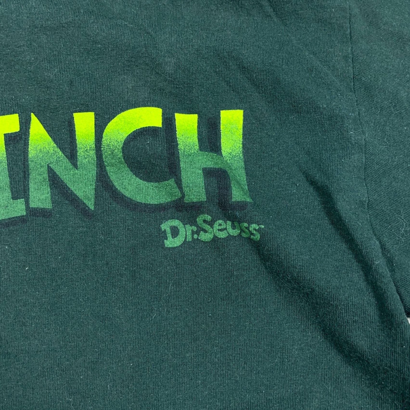 Spell VINTAGE Dr. Seuss The Grinch Shirt Men Adult Large Green 90s Y2K Mens T-Shirt Crew Neck Short Sleeve Jersey Cotton Size US L / EU 52-54 / 3 - 3 Thumbnail