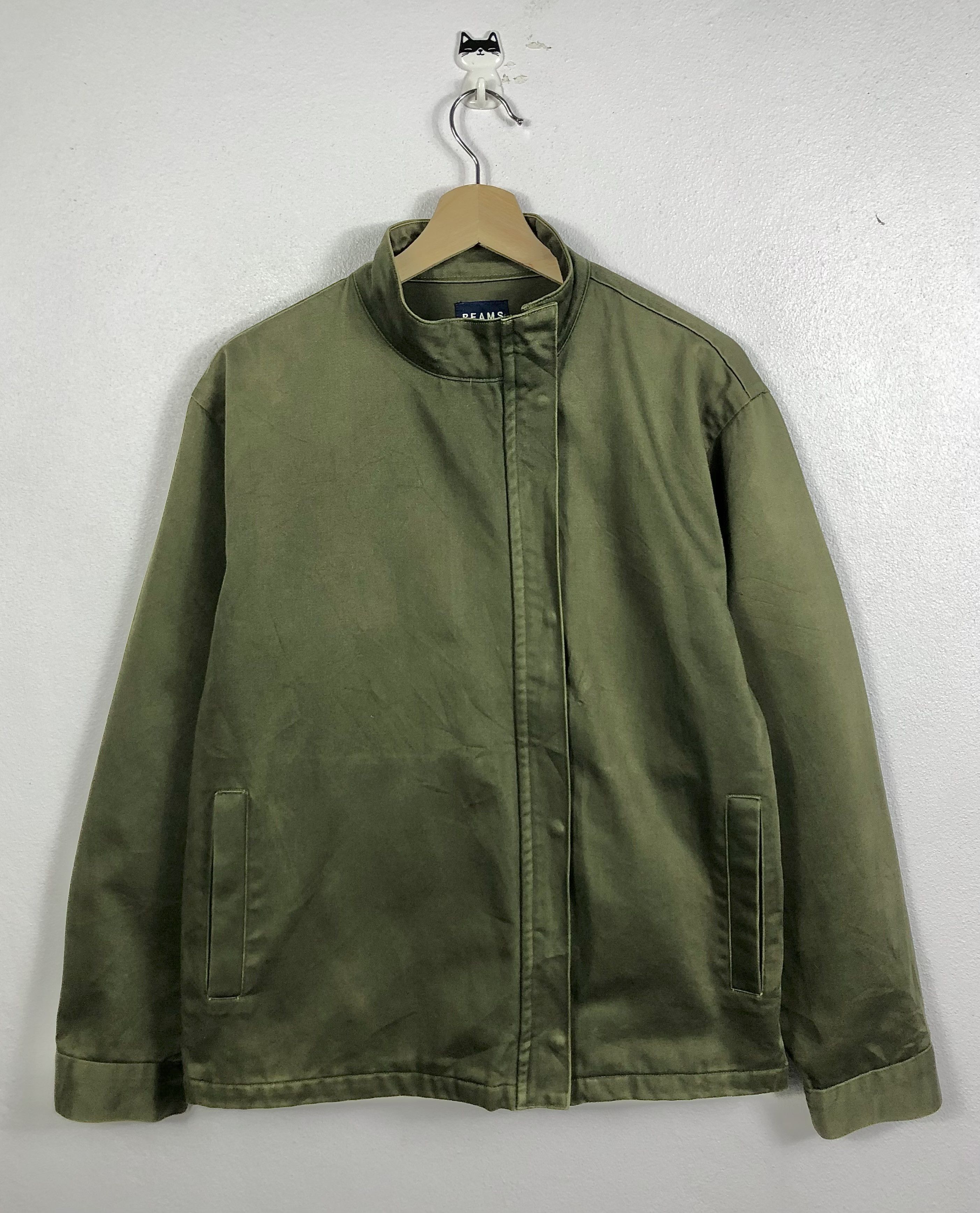 Rare Beams Japan Military Style Zipper Jacket
