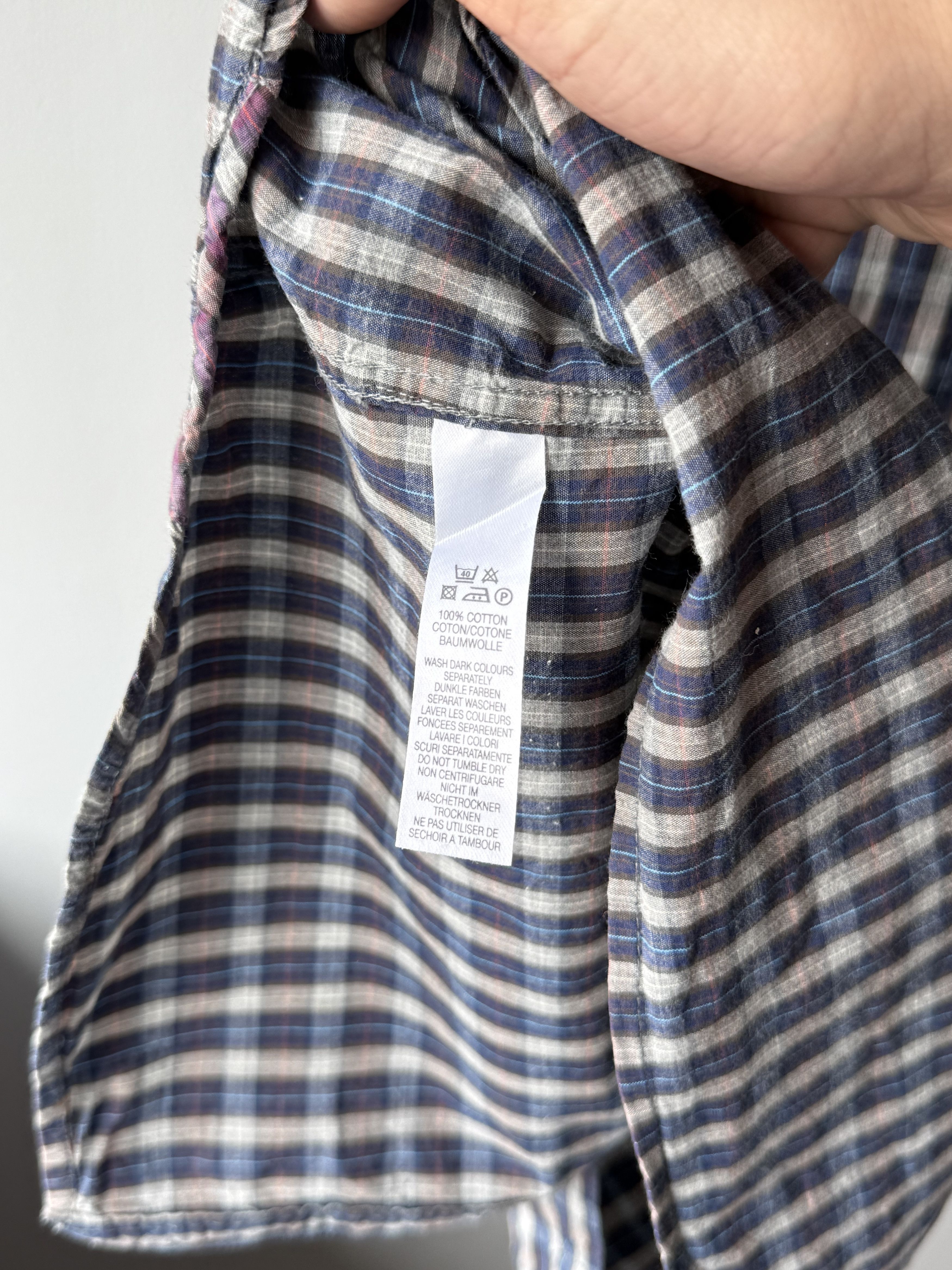Paul Smith Paul Smith Jeans Plaid Tailored Fit Cotton Long Sleeve Shirt Size US L / EU 52-54 / 3 - 14 Thumbnail