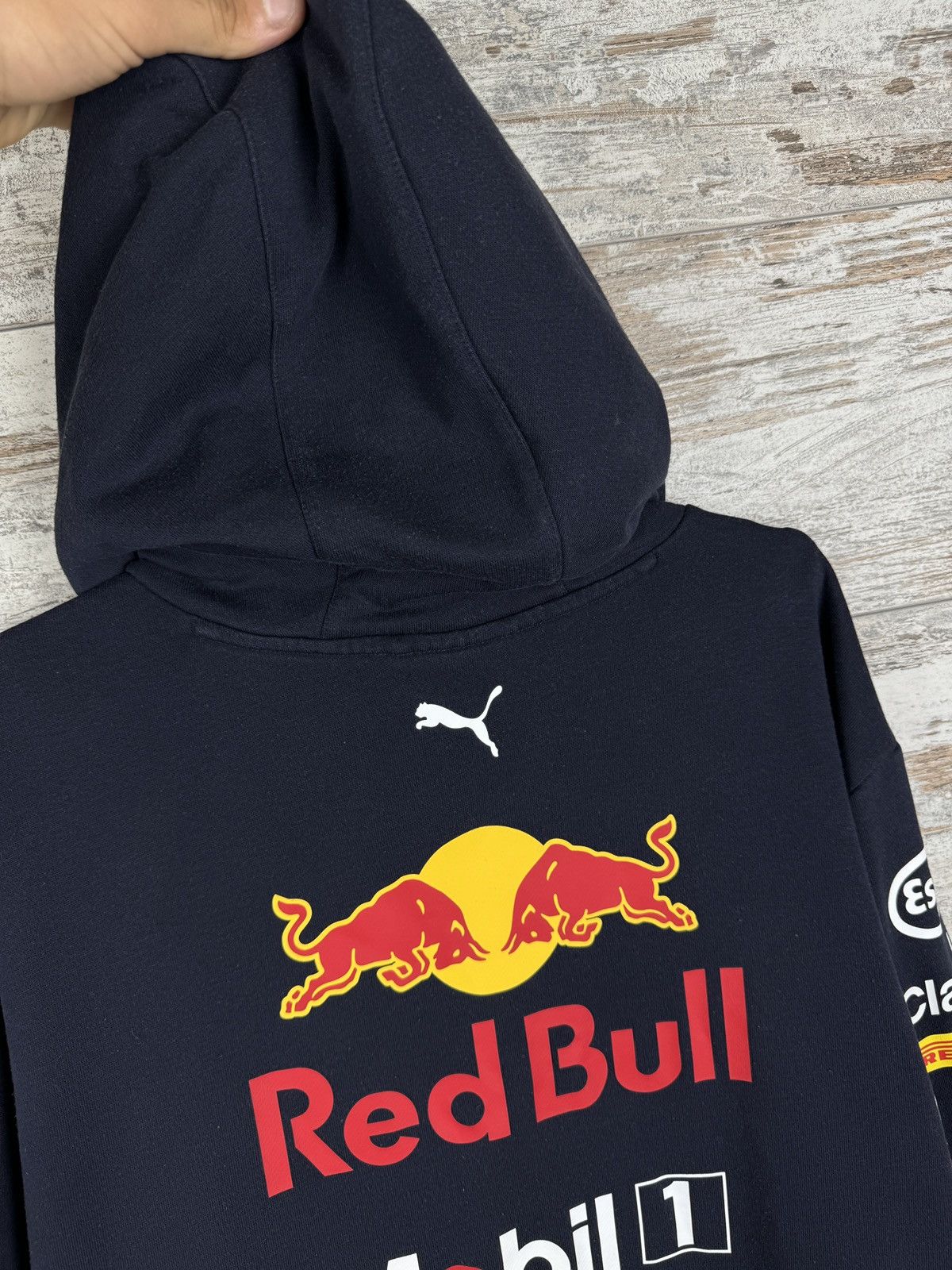 Puma × Red Bull Mens Vintage Puma Red Bull racing hoodie Mobil 1 jacket Size US XXL / EU 58 / 5 - 14 Thumbnail