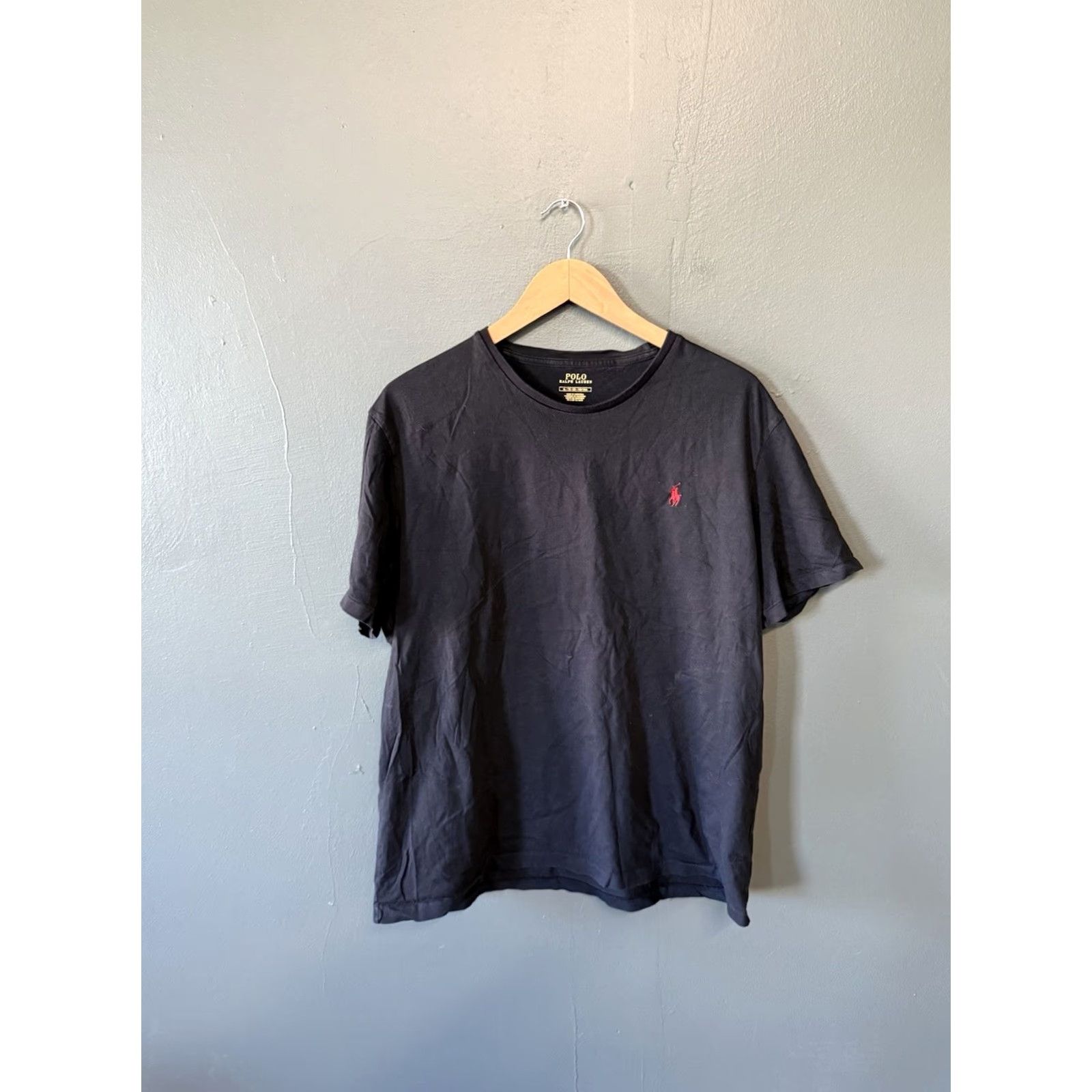 Polo Ralph Lauren Polo Ralph Lauren Mens Black Short Sleeve T-Shirt XL Regular Size Plain Size US XL / EU 56 / 4 - 2 Thumbnail