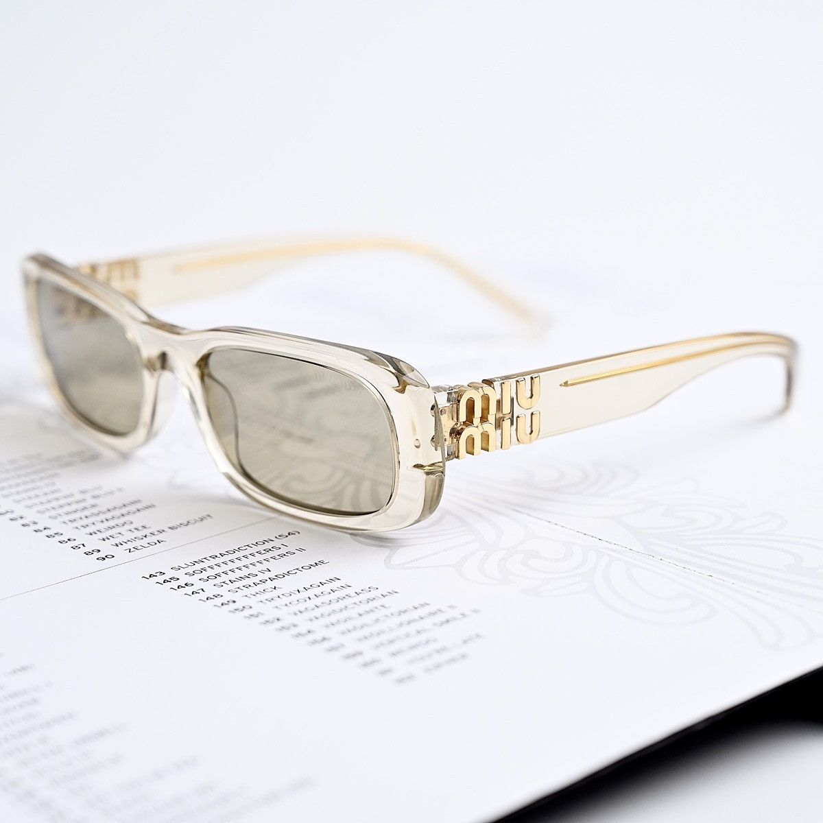 Miu Miu MIU MIU 0MU 08ZS SUNGLASSES Size ONE SIZE - 2 Thumbnail