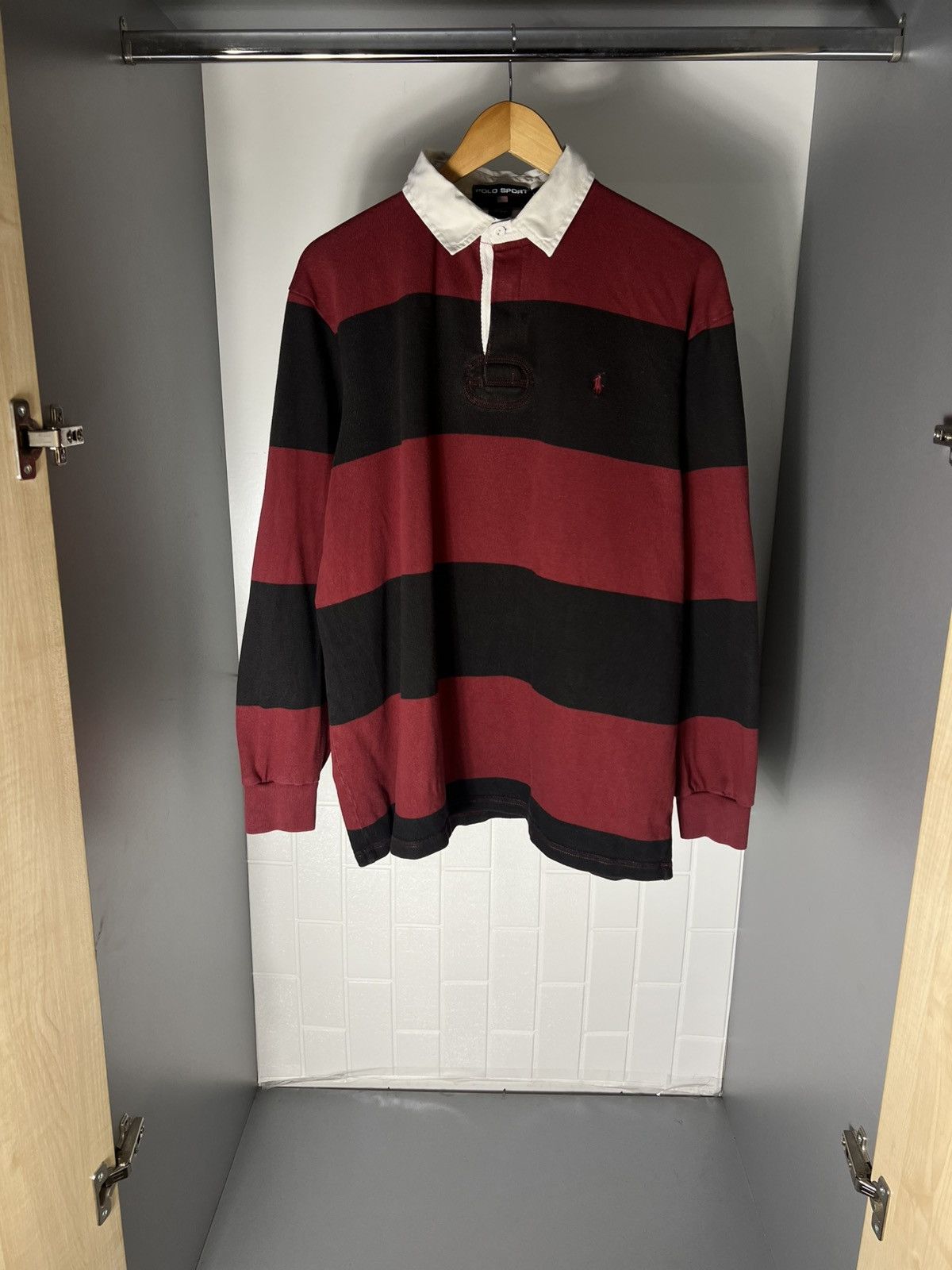 VINTAGE POLO SPORT RALPH LAUREN RETRO RUGBY DESIGNER Y2K 90s