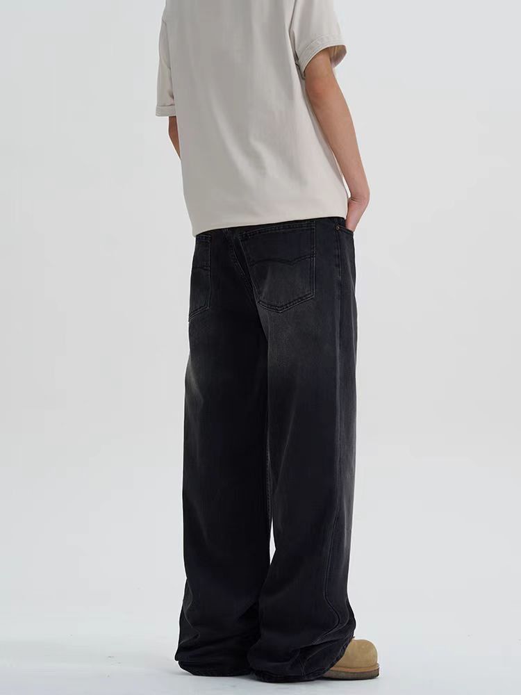 Japanese Brand × Jean High street vintage black baggy jeans Size US 30 / EU 46 - 5 Thumbnail