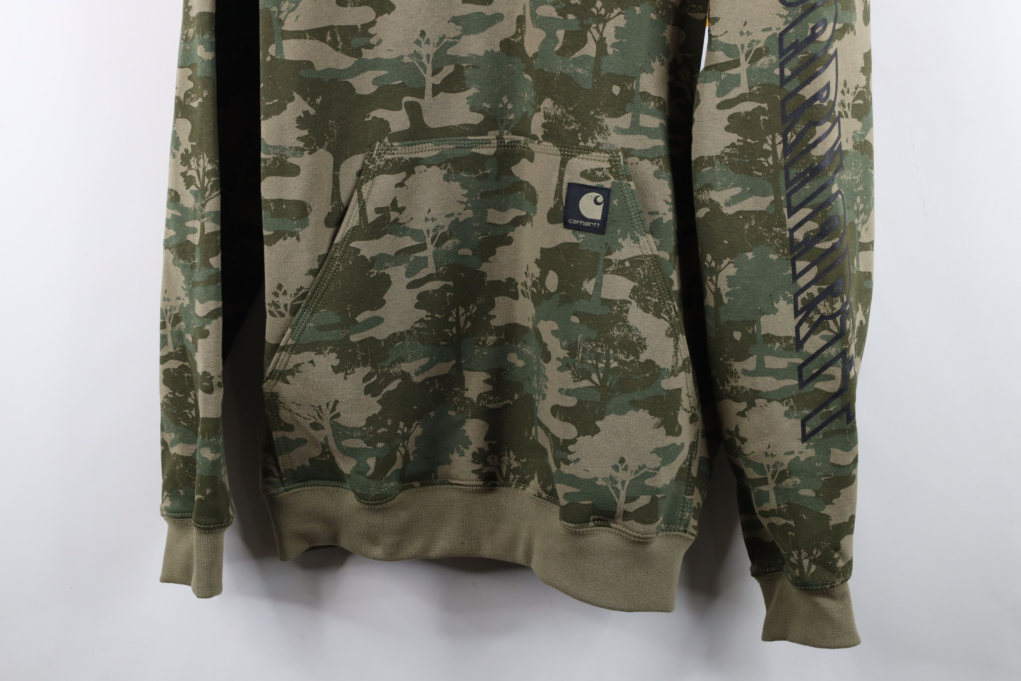Carhartt New Carhartt Loose Fit Camouflage Hoodie Sweatshirt Green Size US S / EU 44-46 / 1 - 3 Thumbnail