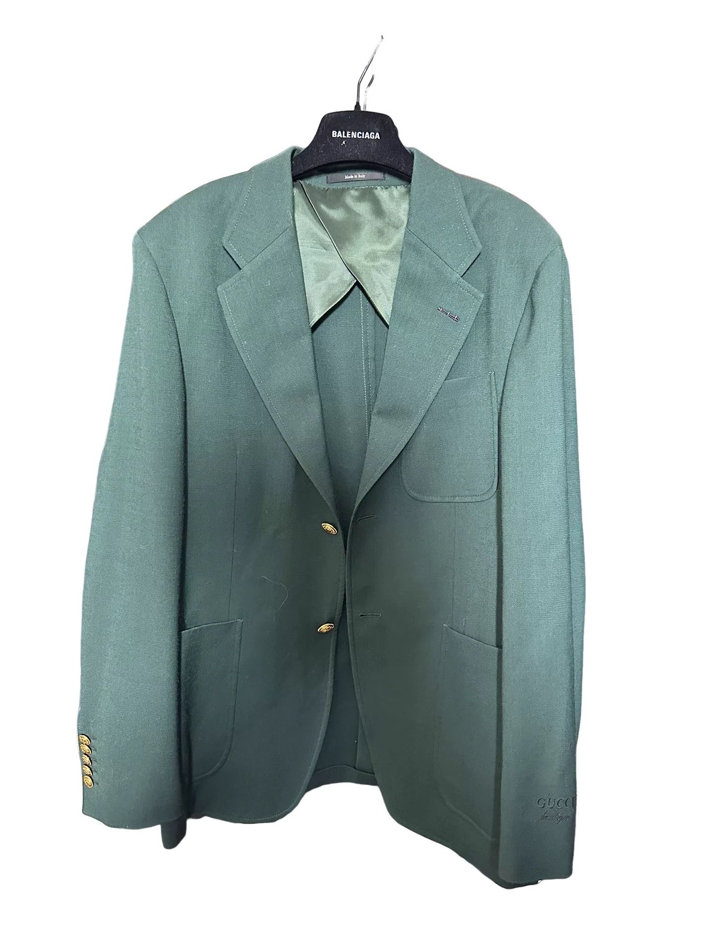 Gucci Gucci Green Wool Blazer Size 34R Size 34R - 1 Thumbnail