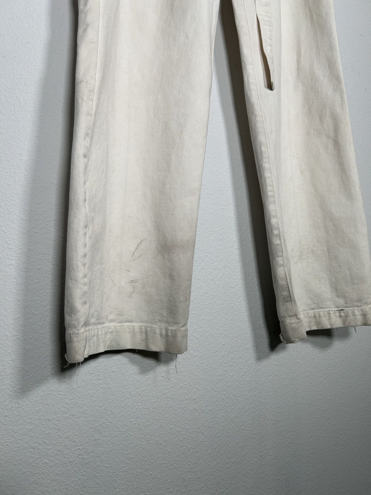 Peter Do SS22 Pleated Belted Oversized Jeans Size US 34 / EU 50 - 3 Thumbnail