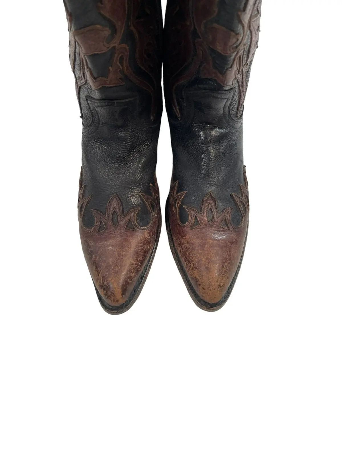 Frye Frye Billy Firebird Western Leather Overlay Boots Size US 9 / EU 42 - 2 Thumbnail