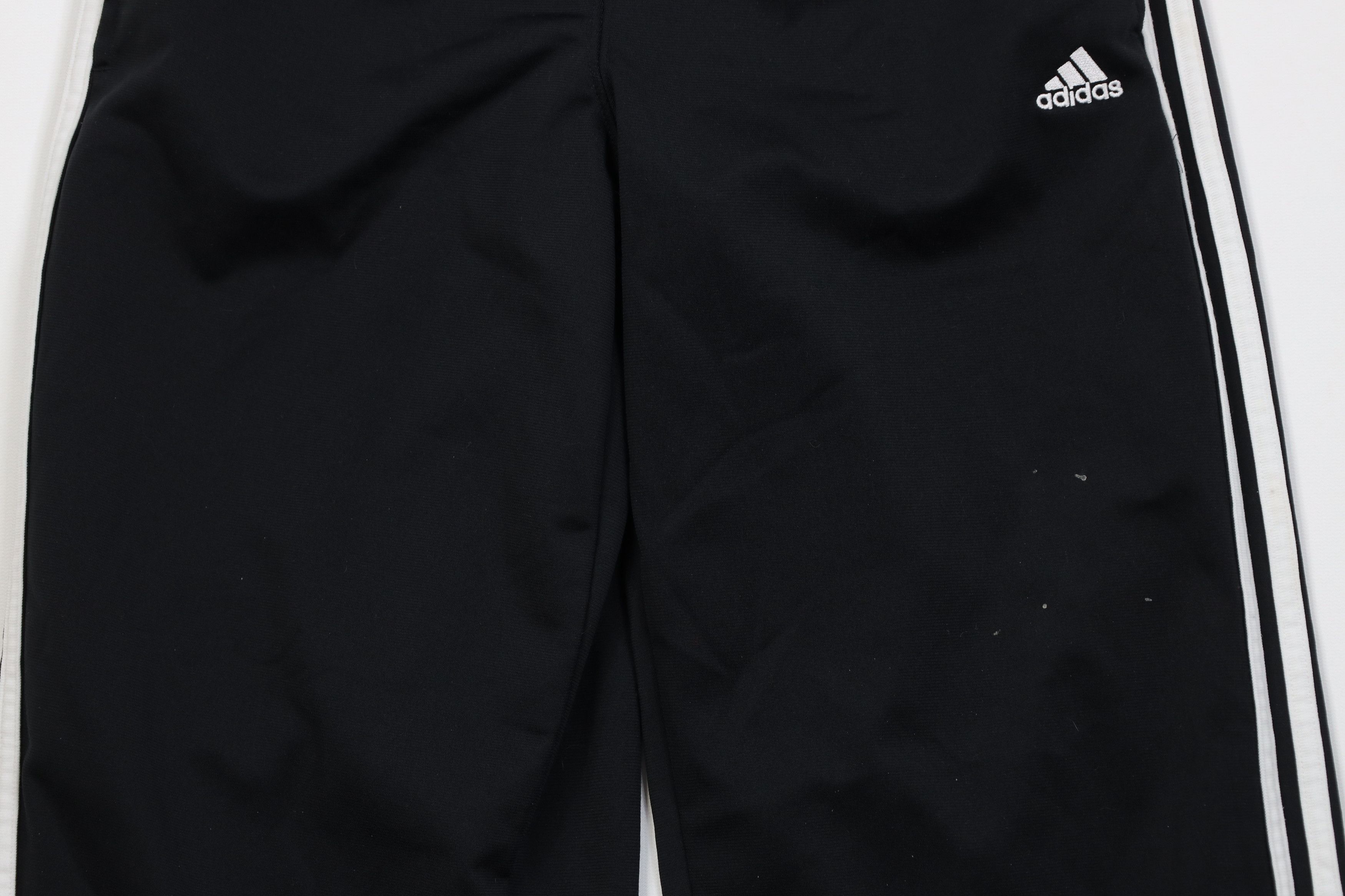 Adidas Vintage Y2K Adidas Striped Wide Leg Sweatpants Pants Black Size US 34 / EU 50 - 3 Thumbnail