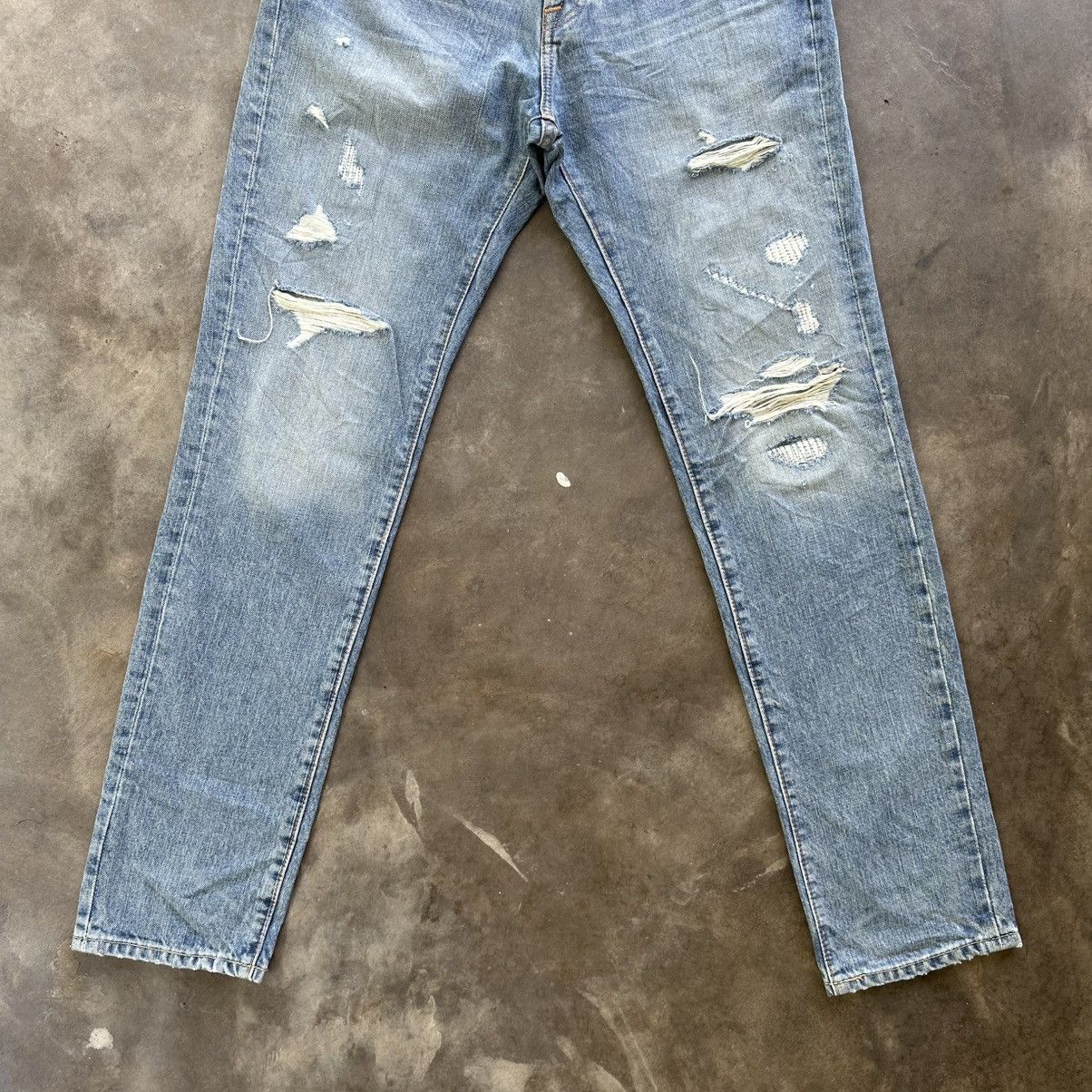 Vintage Abercrombie & Fitch Faded Distress Denim Jean Pant