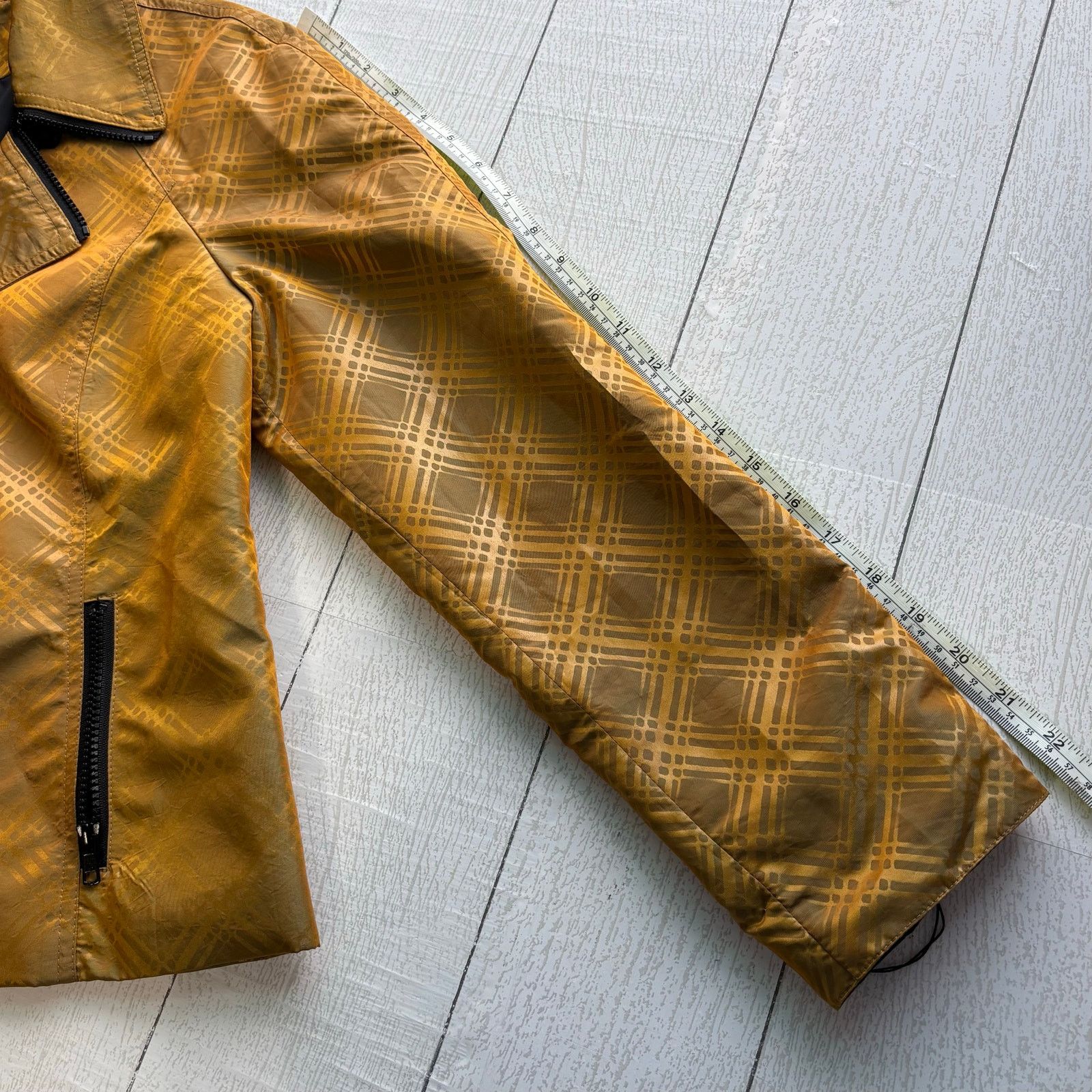 Other J. Richards Gold Toned Plaid Zip Iridescent Jacket Size 8 Size M / US 6-8 / IT 42-44 - 8 Thumbnail