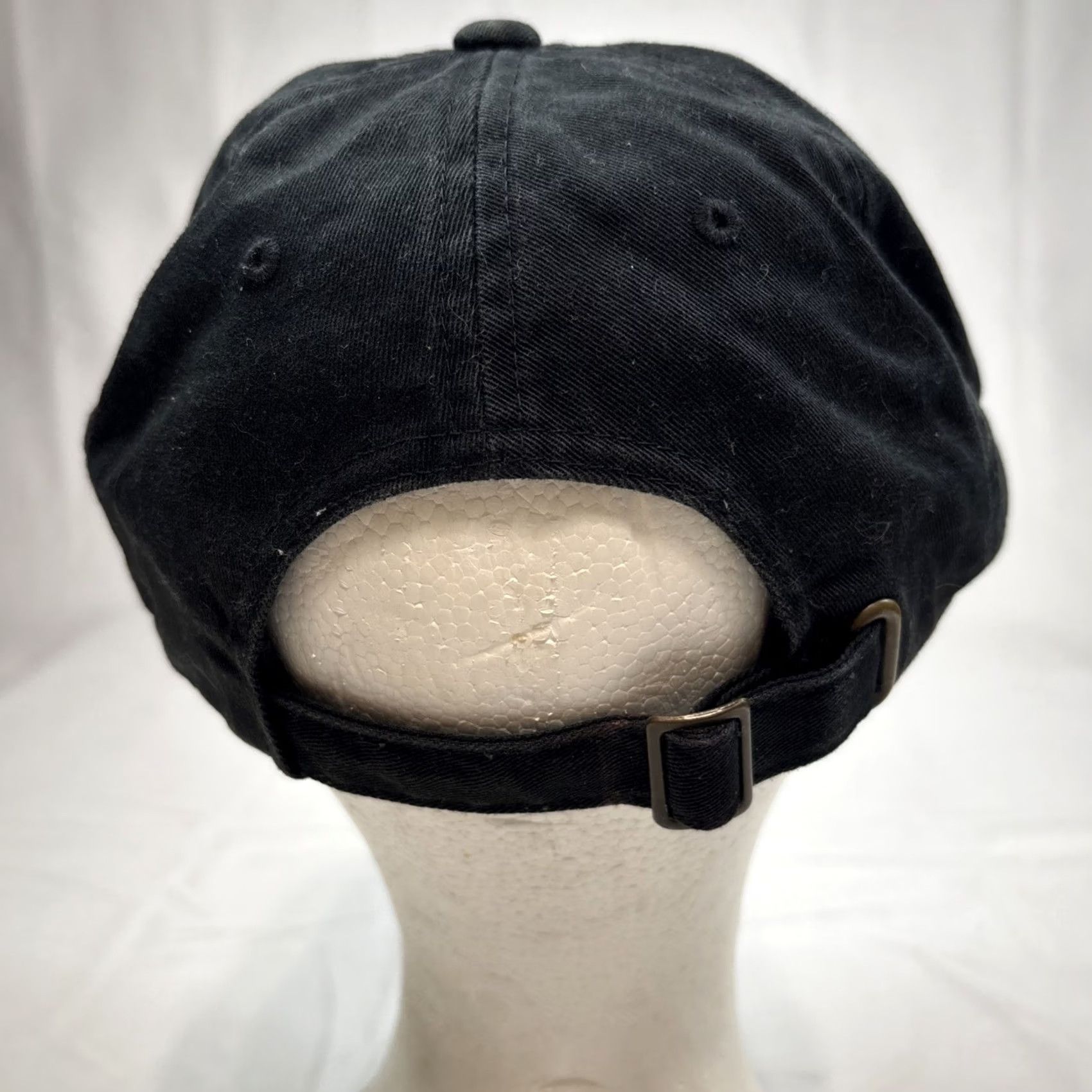 Vintage Stussy Stüssy Visor Cap Hat Adult One Size Black Strap back Sandwich Visor Mens Size ONE SIZE - 5 Thumbnail