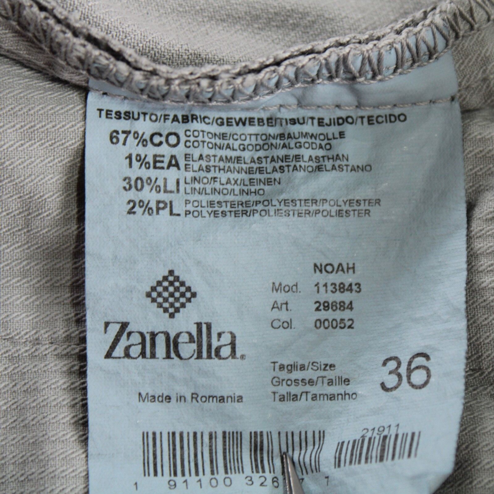 Zanella Zanella New with tags Chino Size 36 US In Gray Size US 36 / EU 52 - 7 Thumbnail