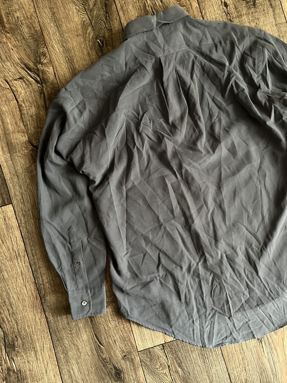 Designer × Yves Saint Laurent YVES SAINT LAURENT Vintage YSL Logo Shirt Button Ups Size US M / EU 48-50 / 2 - 10 Thumbnail