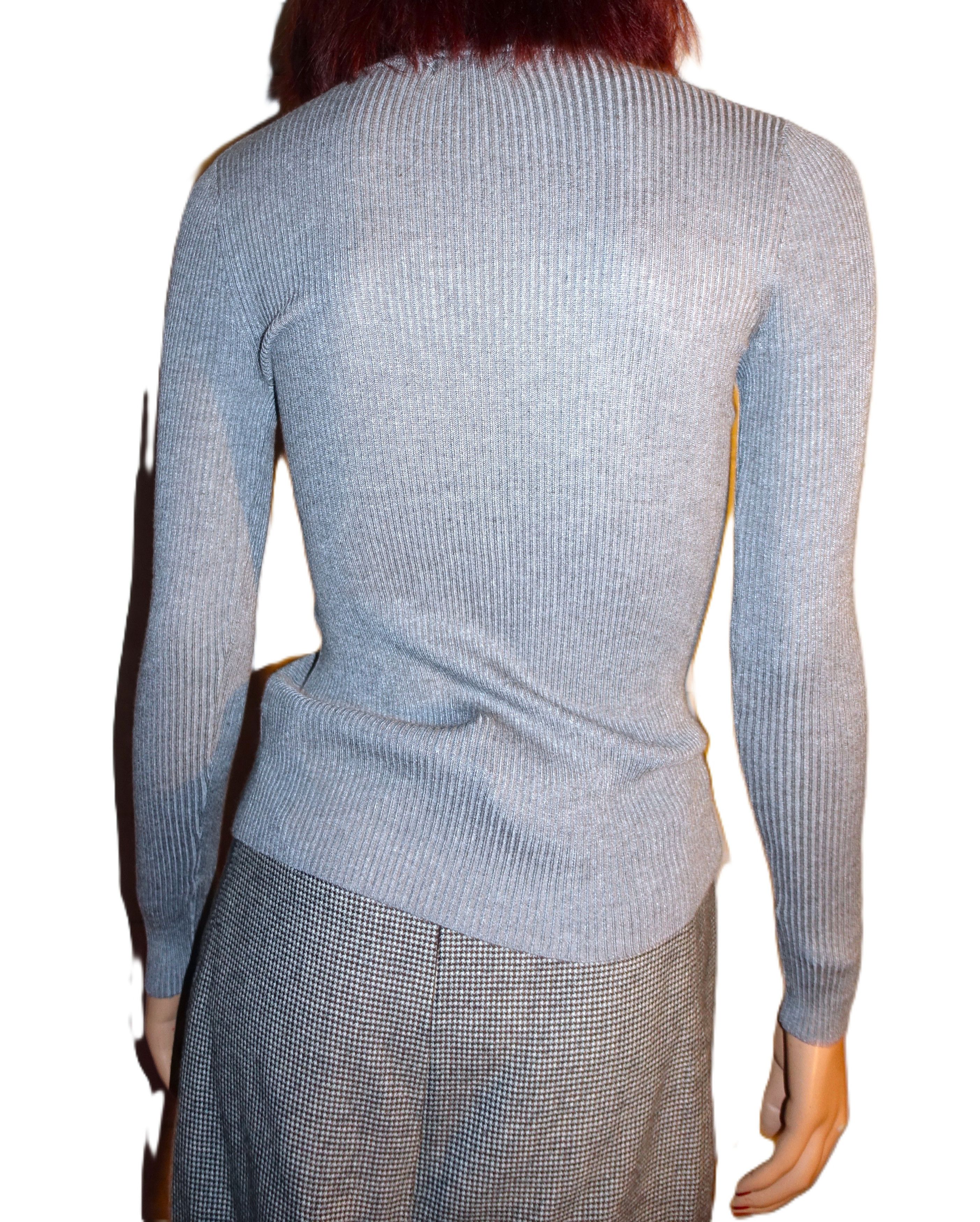 Other Ambiance Apparel Gray Turtle Neck Sweater M NWT Size M / US 6-8 / IT 42-44 - 5 Thumbnail