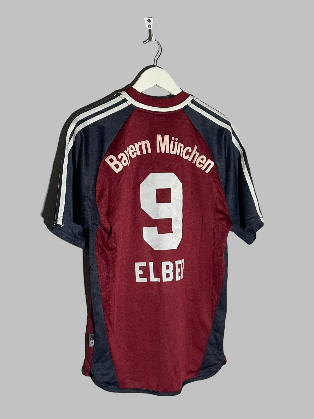Adidas × Vintage #9 Elber Bayern Munchen Adidas 2001/02 Vintage Home Jersey Size US S / EU 44-46 / 1 - 1 Thumbnail