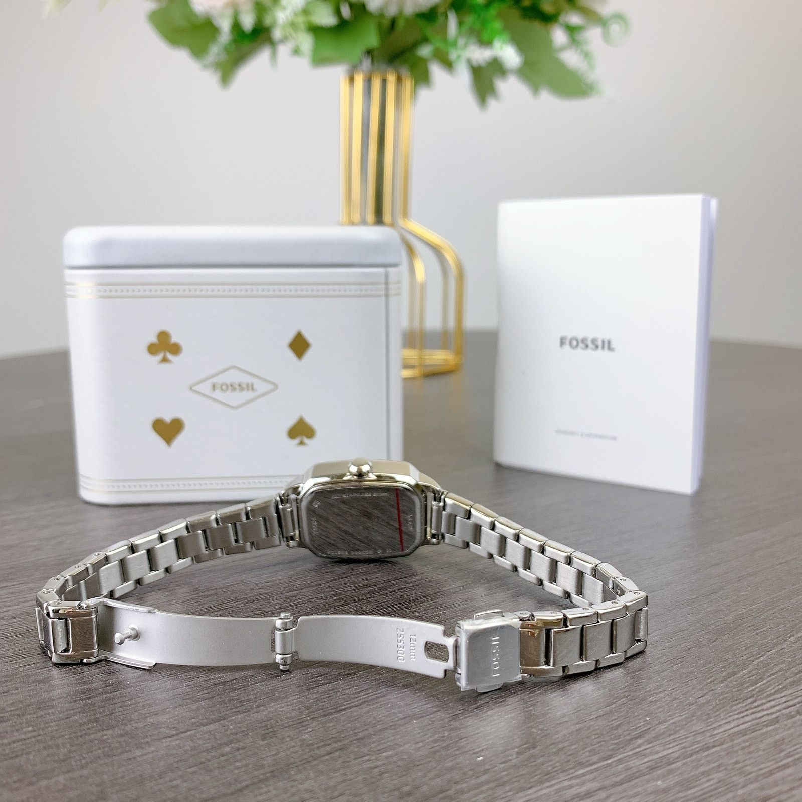 Fossil Fossil BQ3668 Rilynn Two-Hand Stainless Steel Watch Size ONE SIZE - 8 Thumbnail