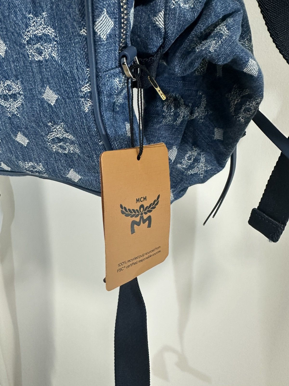 MCM MCM AREN MULTI BACKPACK DENIM Size ONE SIZE - 7 Thumbnail