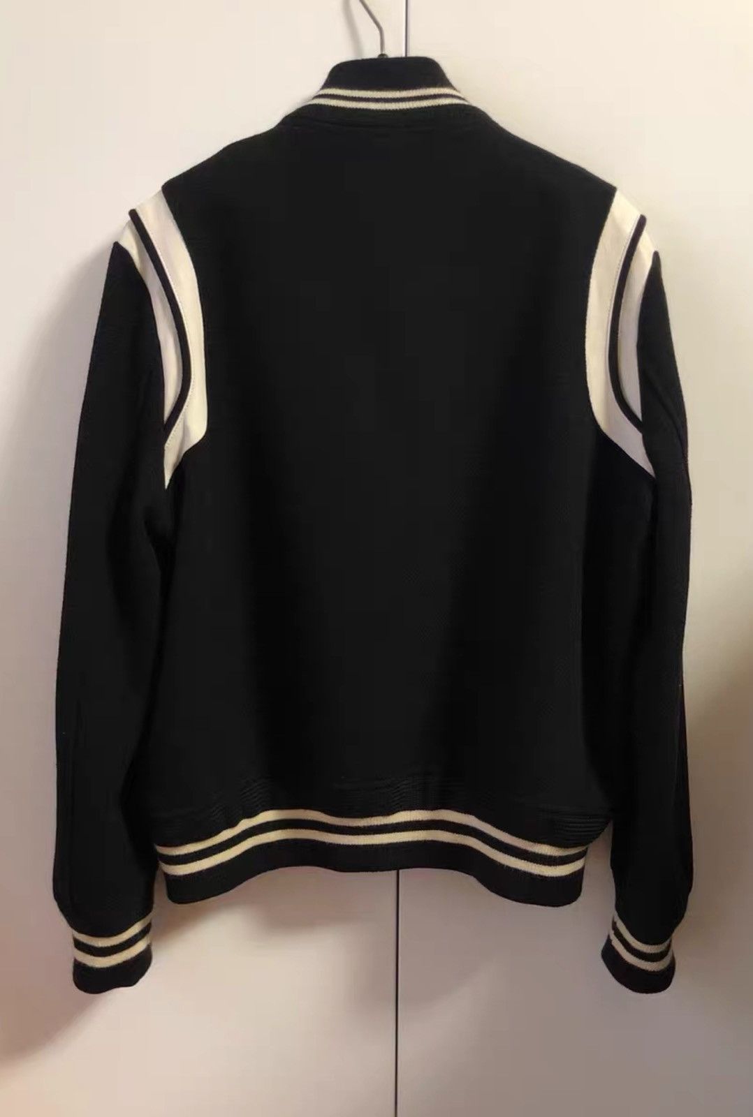 Saint Laurent Paris Saint Laurent SLP FW13 OG Black & White Varsity Jacket Size US L / EU 52-54 / 3 - 4 Thumbnail