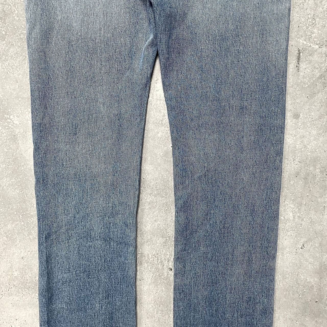 Saint Laurent Paris Saint Laurent D02 Washed Blue Distressed Jeans Skinny Fit Size US 30 / EU 46 - 22 Thumbnail