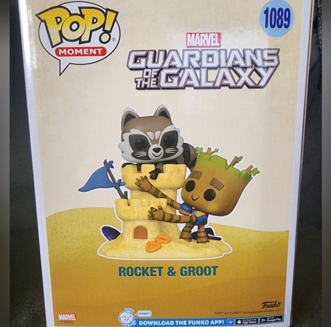 Other Funko Pop! Moment Marvel Groot & Rocket Beach Day Vinyl Size ONE SIZE - 2 Thumbnail