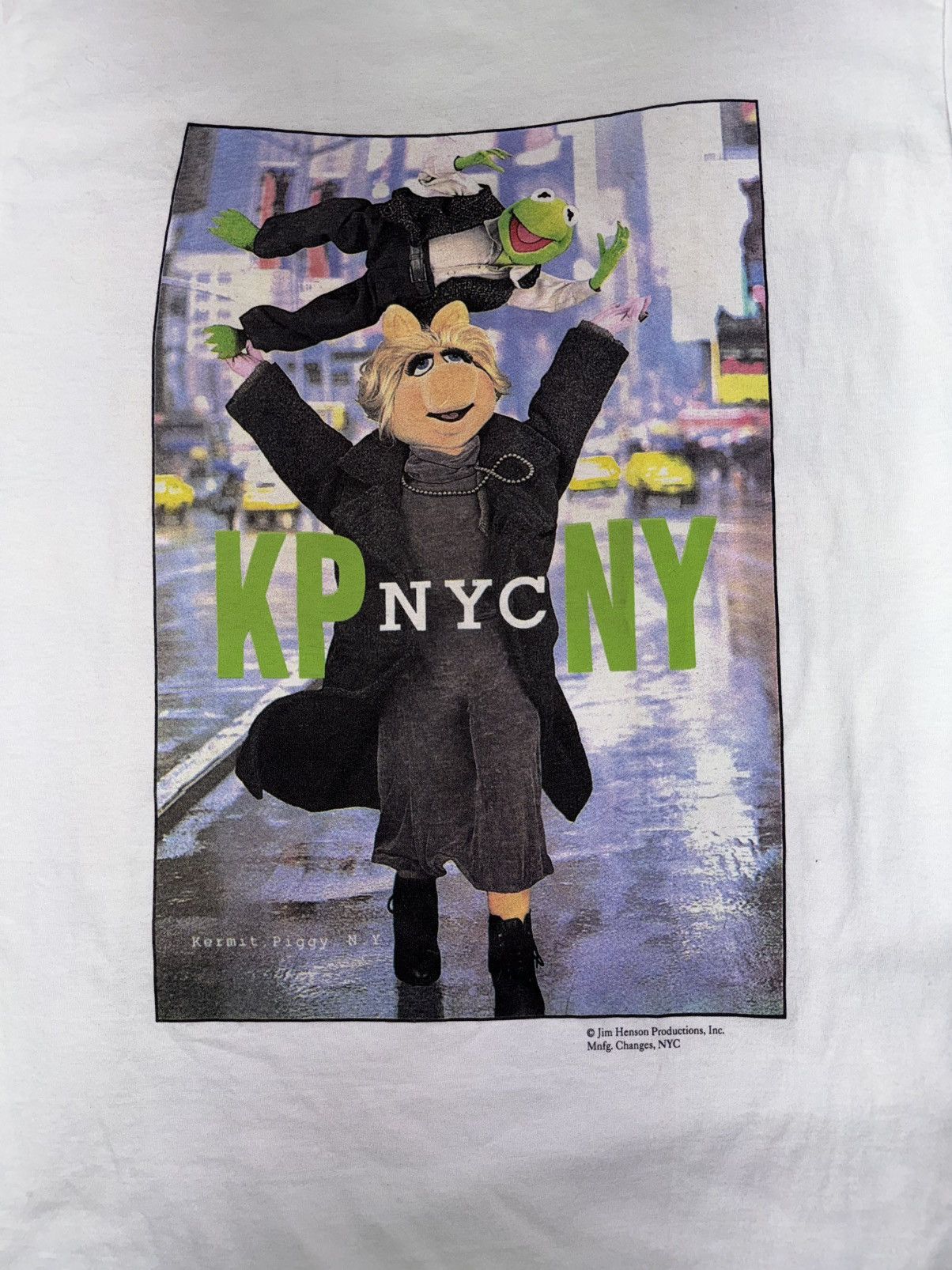 Changes Vintage NOS 90s Kermit the Frog Jim Henson KPNY T-Shirt Size US L / EU 52-54 / 3 - 2 Thumbnail