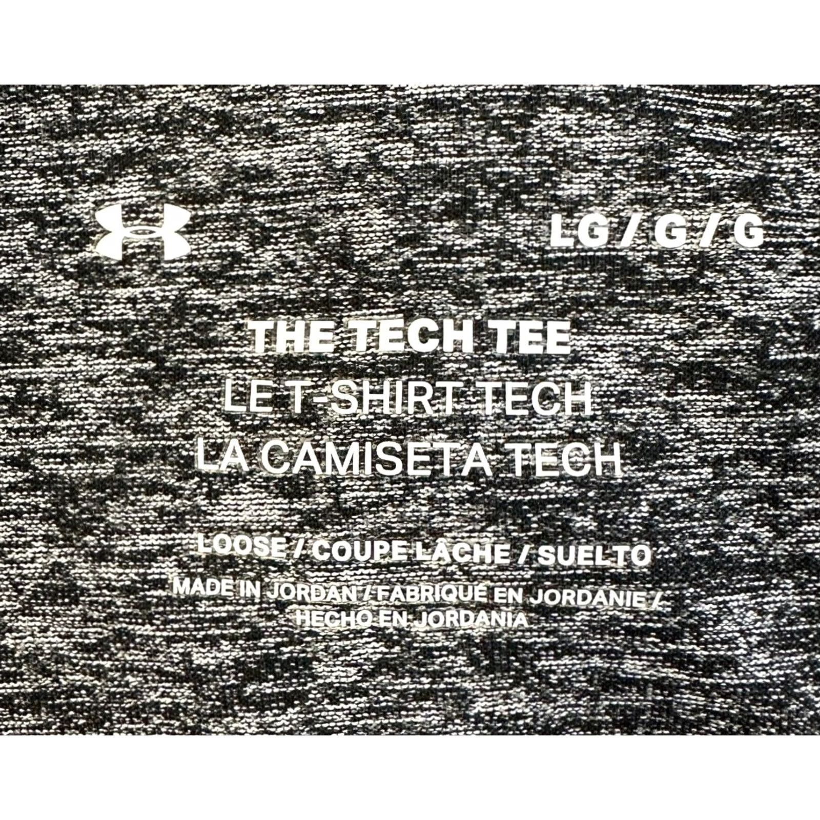 Under Armour Under Armour The Tech Tee Shirt Adult Large Grey Heather Crew Neck T-Shirt Mens Regular Fit Short Sleeve Size US L / EU 52-54 / 3 - 4 Thumbnail