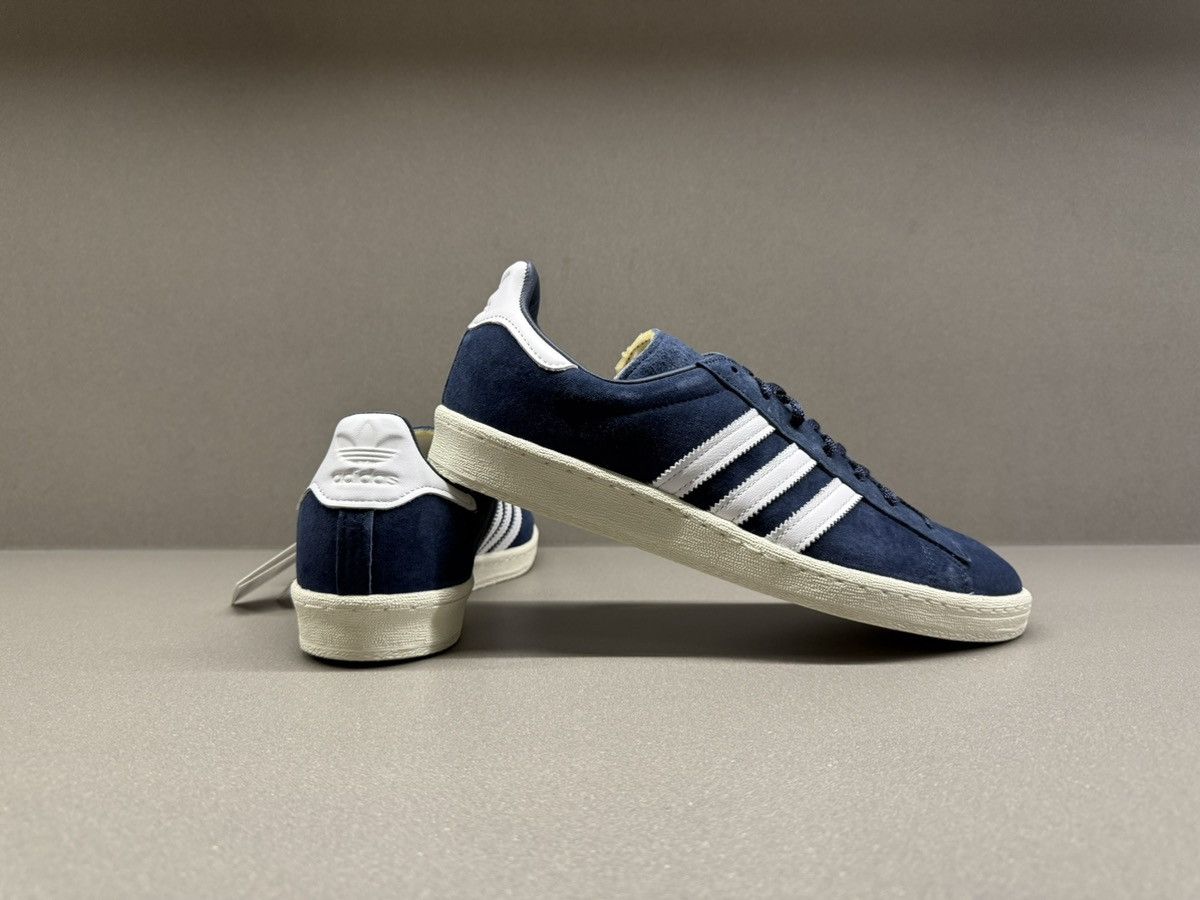 Adidas Adidas Campus 80s Collegiate Navy Cloud White Size US 12.5 / EU 45-46 - 7 Thumbnail