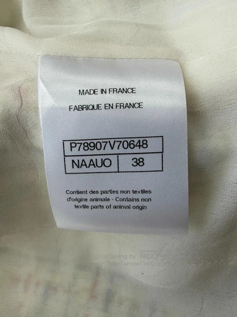 Chanel Chanel White colourful tweed heavy industry four-pocket ja Size XS / US 0-2 / IT 36-38 - 5 Thumbnail